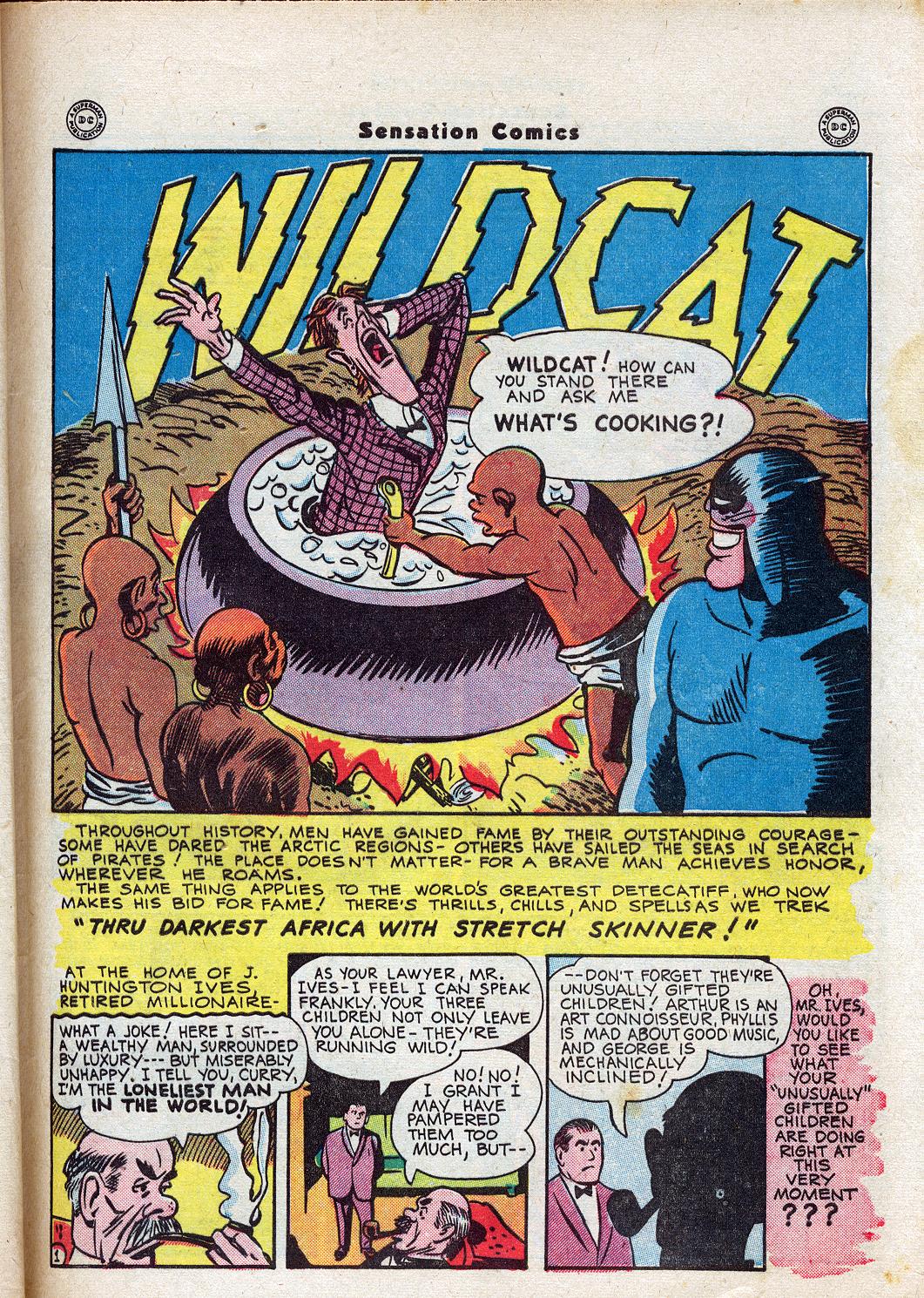 Read online Sensation (Mystery) Comics comic -  Issue #48 - 43