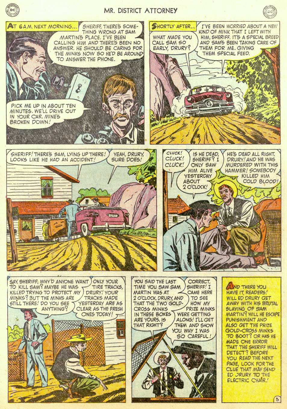 Read online Mr. District Attorney comic -  Issue #18 - 31