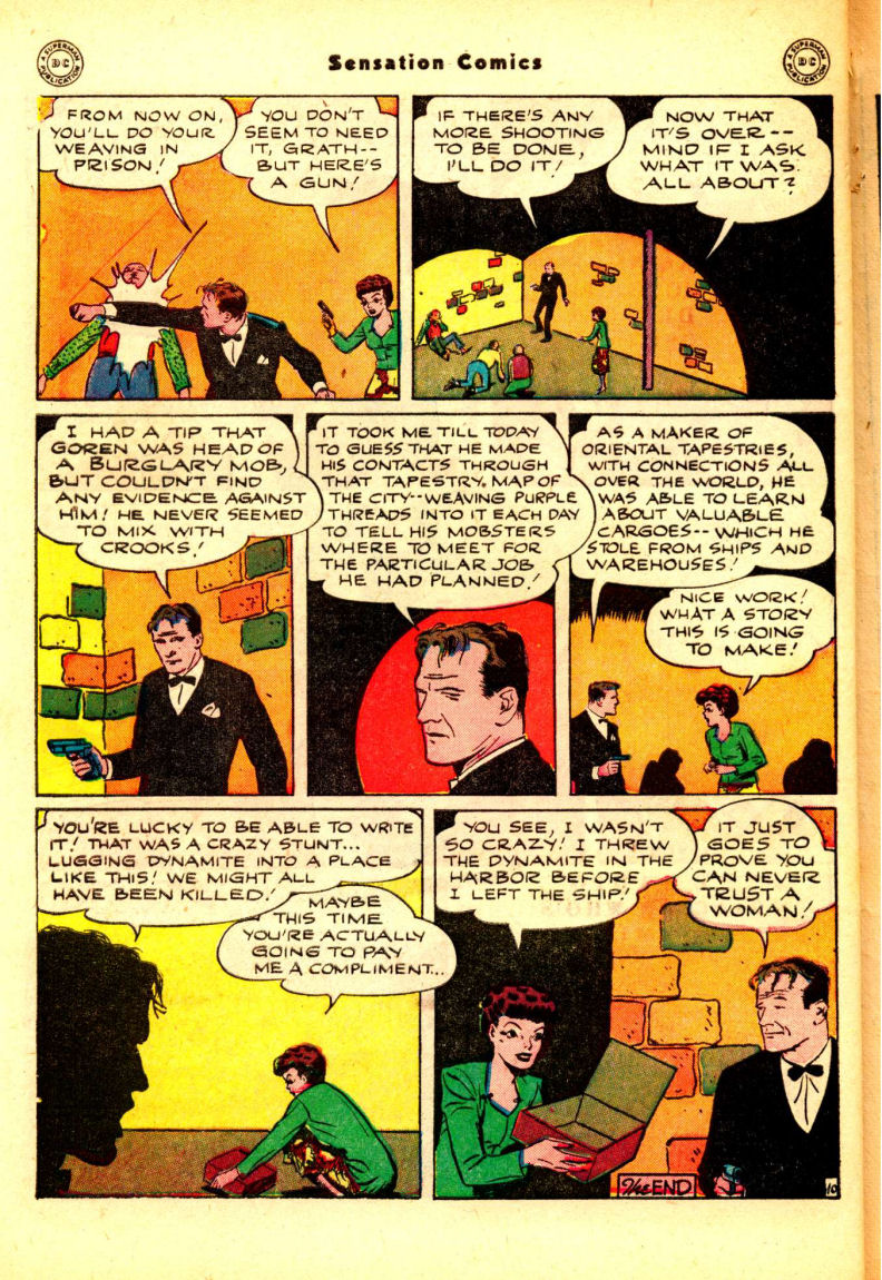 Read online Sensation (Mystery) Comics comic -  Issue #93 - 48