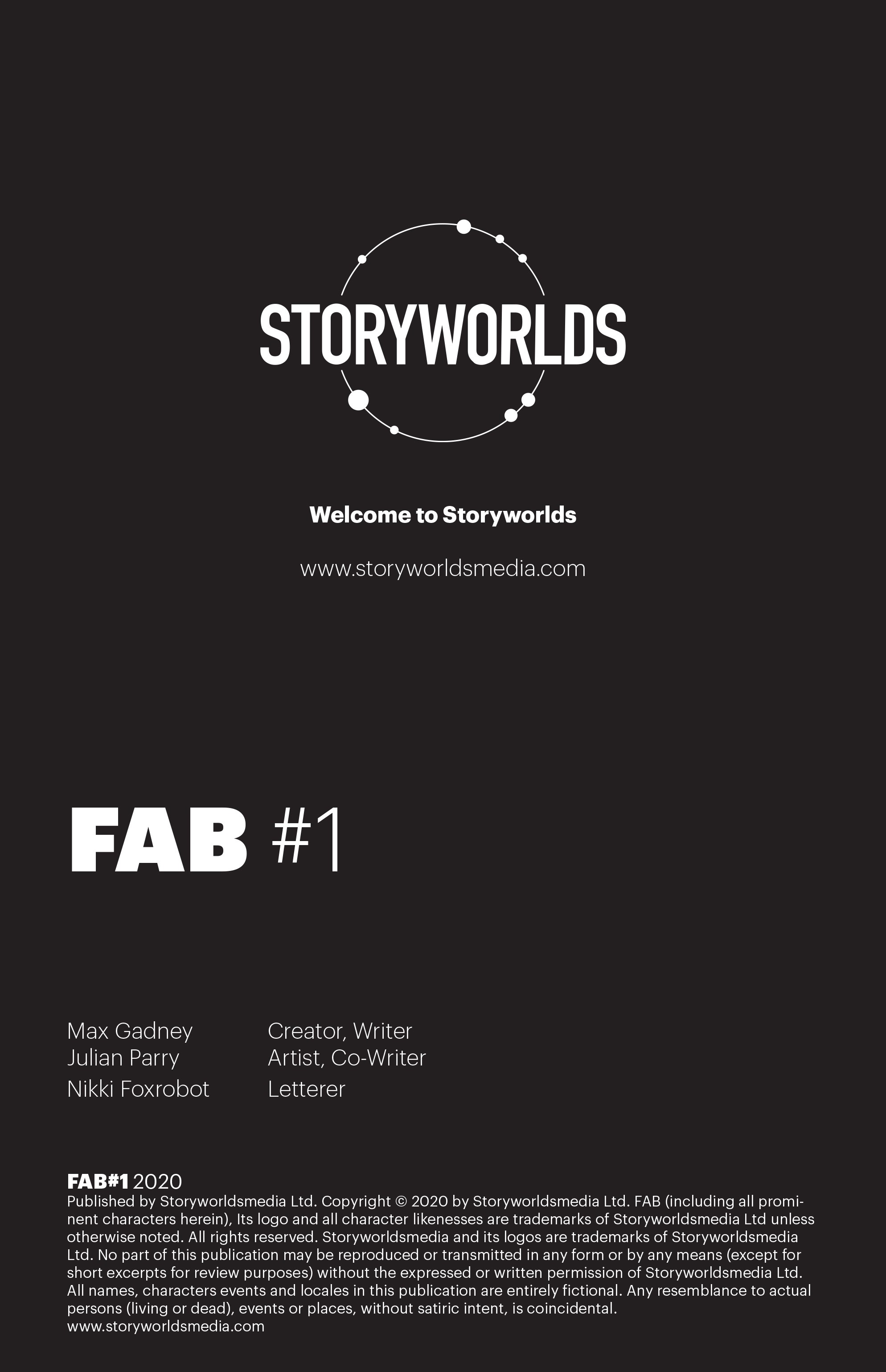 Read online FAB comic -  Issue #1 - 2