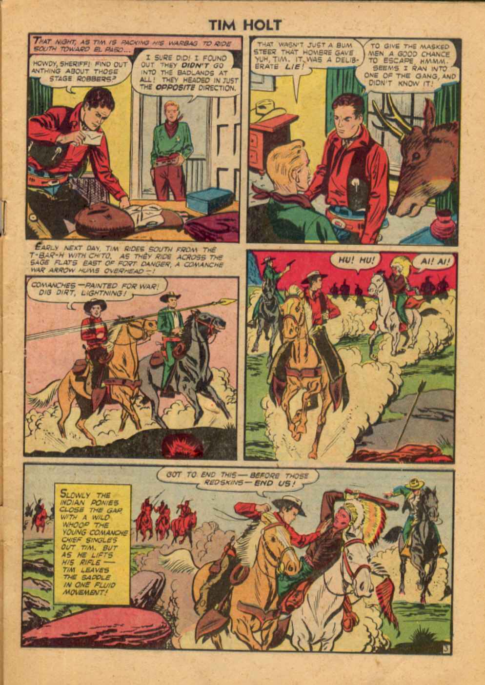 Read online Tim Holt comic -  Issue #18 - 5