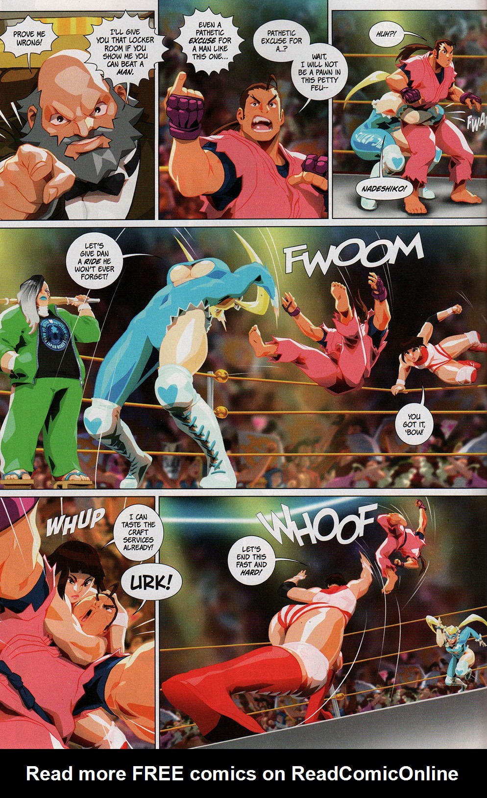 Read online Free Comic Book Day 2017 comic -  Issue # Street Fighter V - Wrestling Special - 8