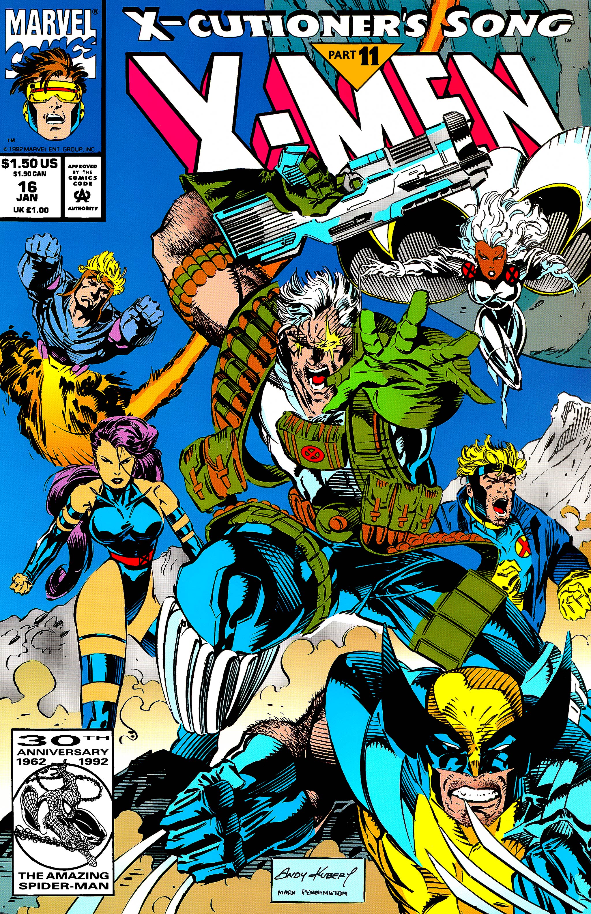 X-Men (1991) issue 16 - Page 1