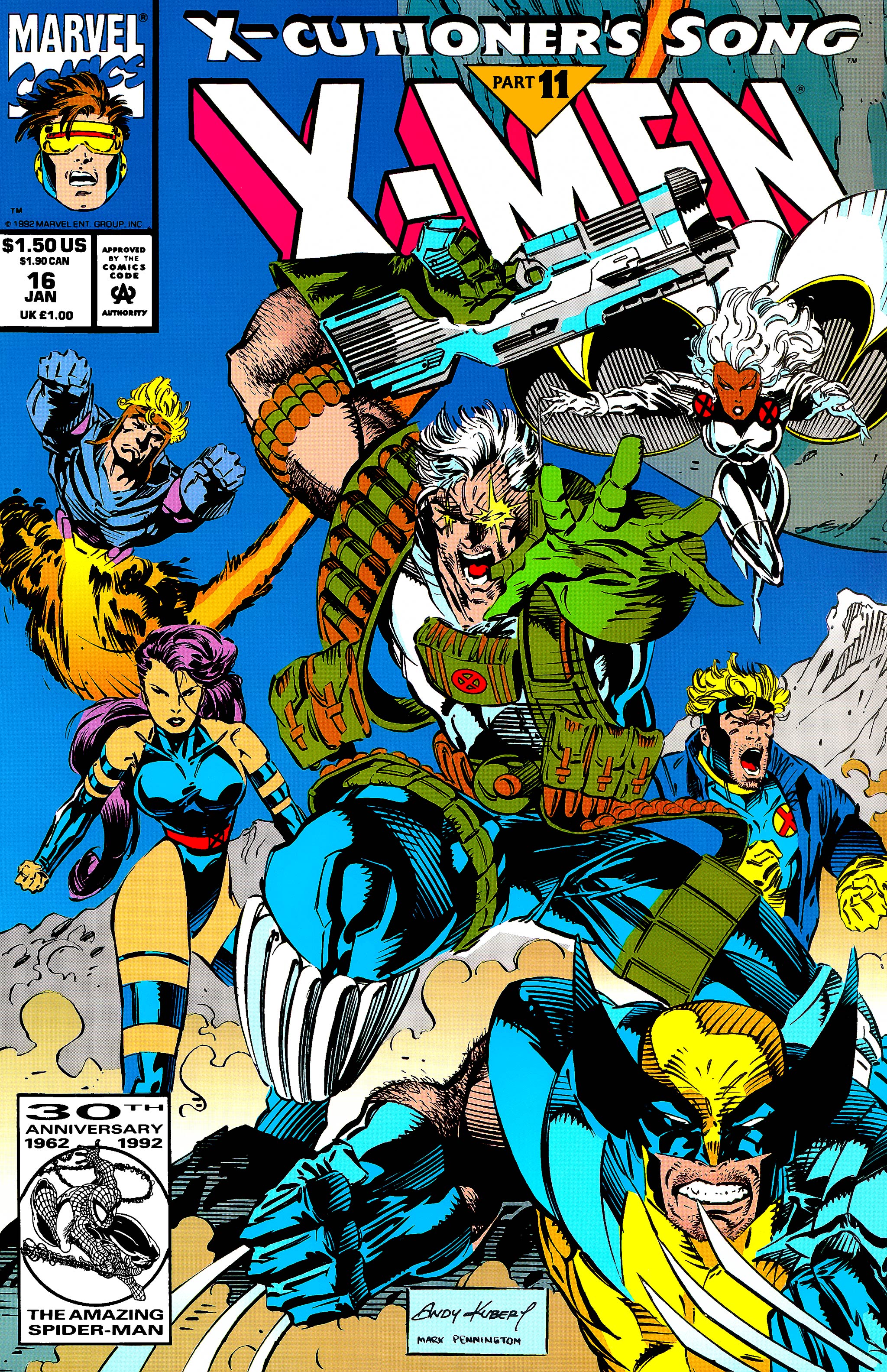 Read online X-Men (1991) comic -  Issue #16 - 1