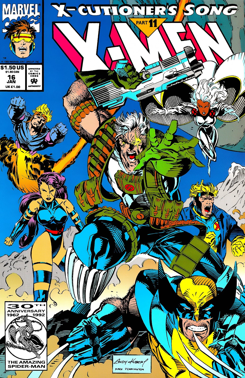 X-Men (1991) issue 16 - Page 1