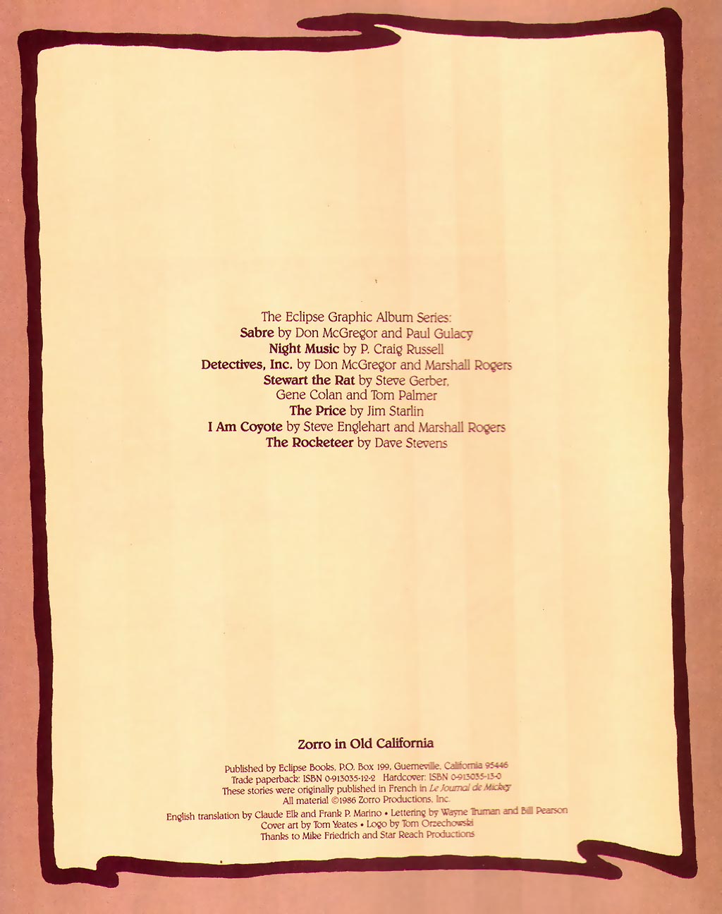 Read online Zorro In Old California comic -  Issue # Full - 3