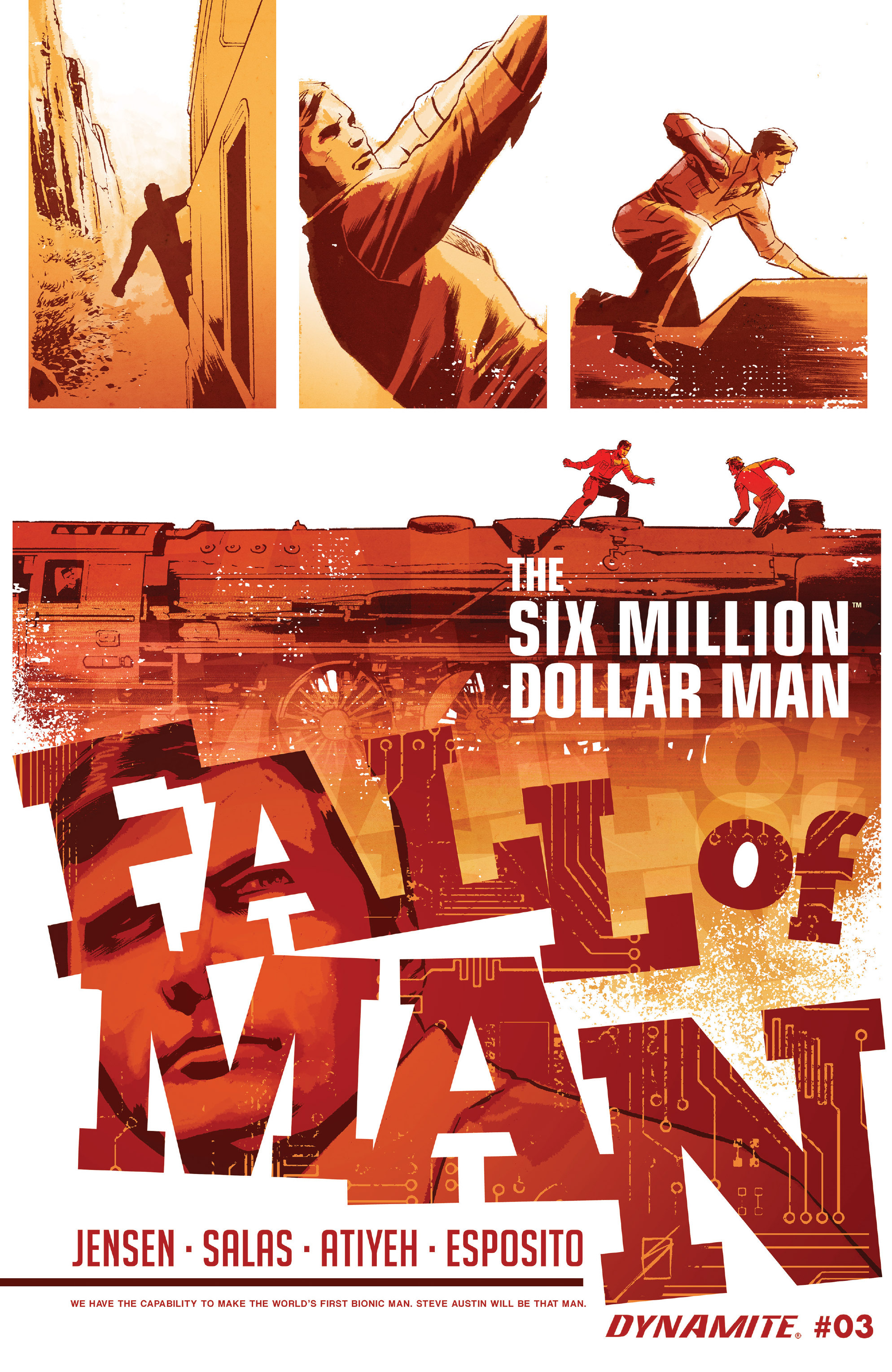 Read online The Six Million Dollar Man: Fall of Man comic -  Issue #3 - 1
