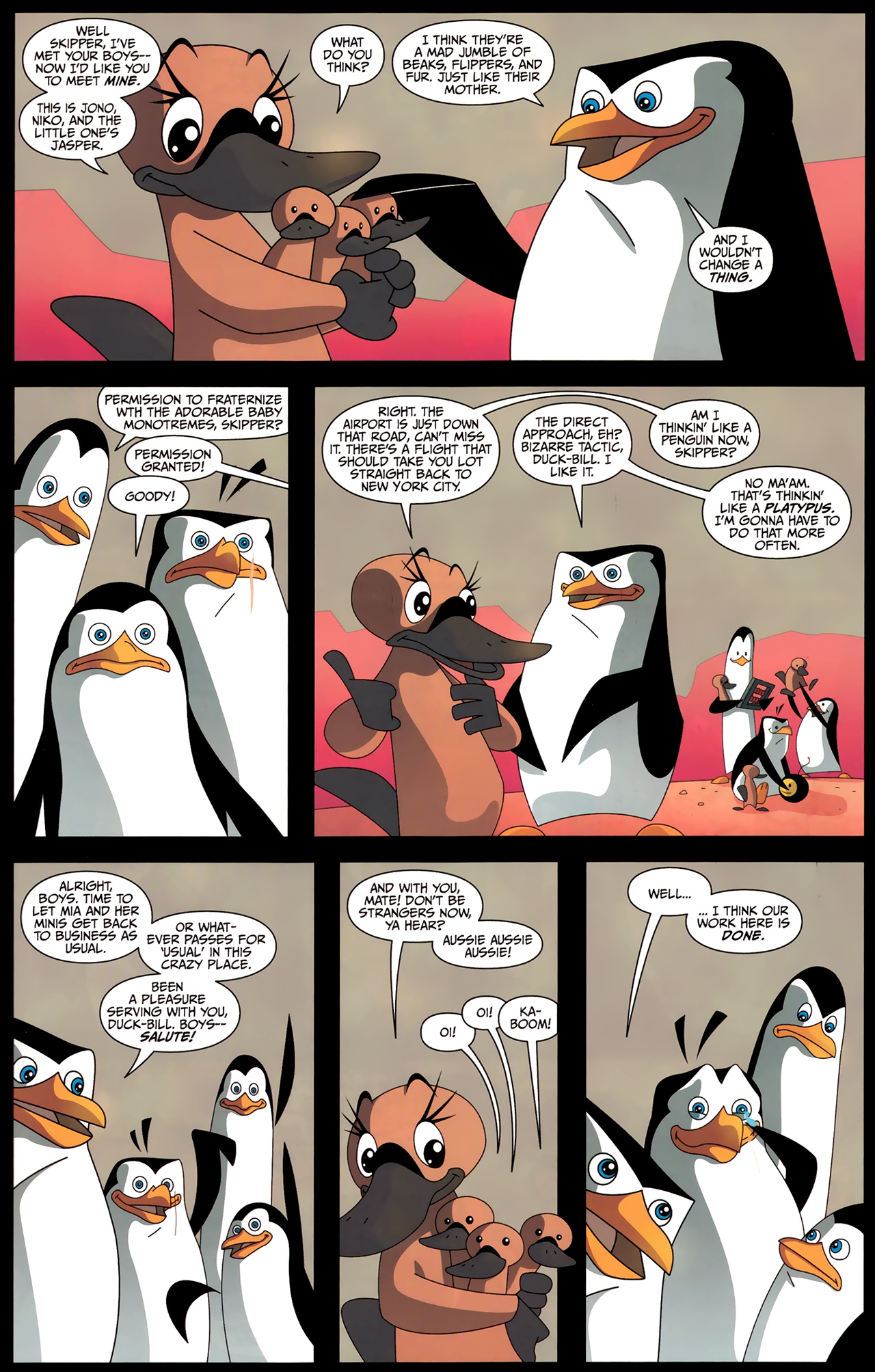 Read online Penguins of Madagascar comic -  Issue #4 - 19