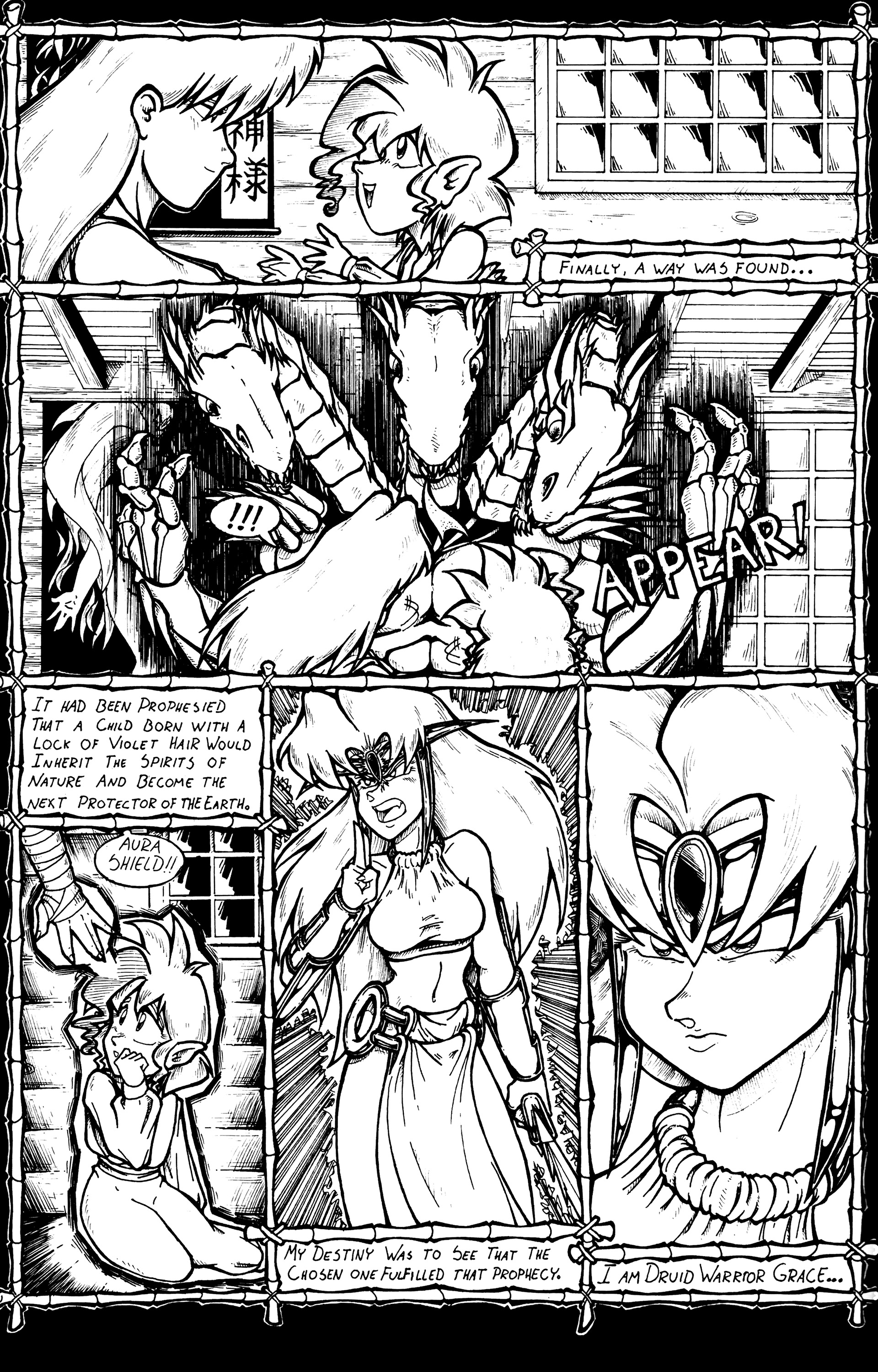 Read online Druid Warrior Grace comic -  Issue # Full - 8