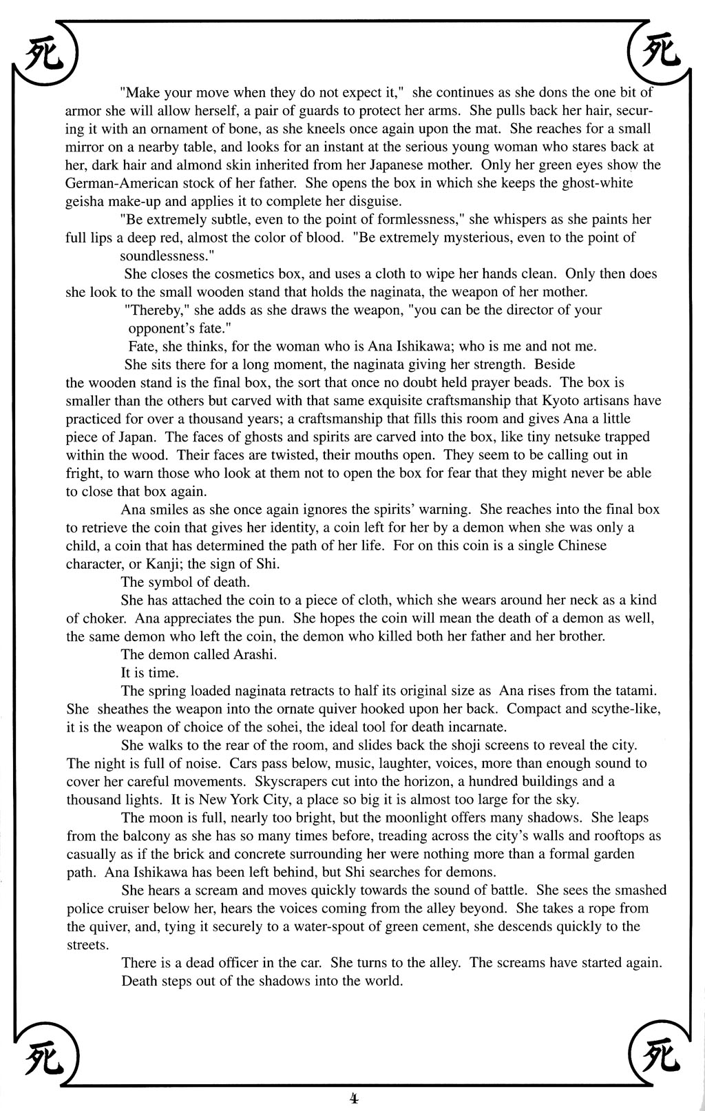 Read online Shi: The Illustrated Warrior comic -  Issue #1 - 6