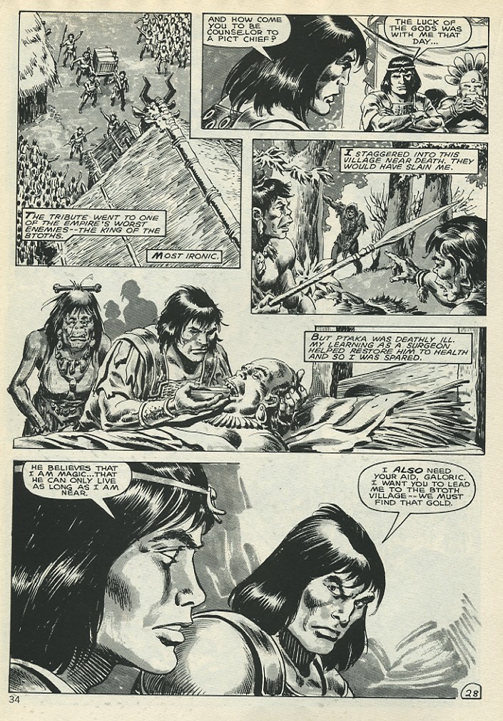 Read online The Savage Sword Of Conan comic -  Issue #137 - 35