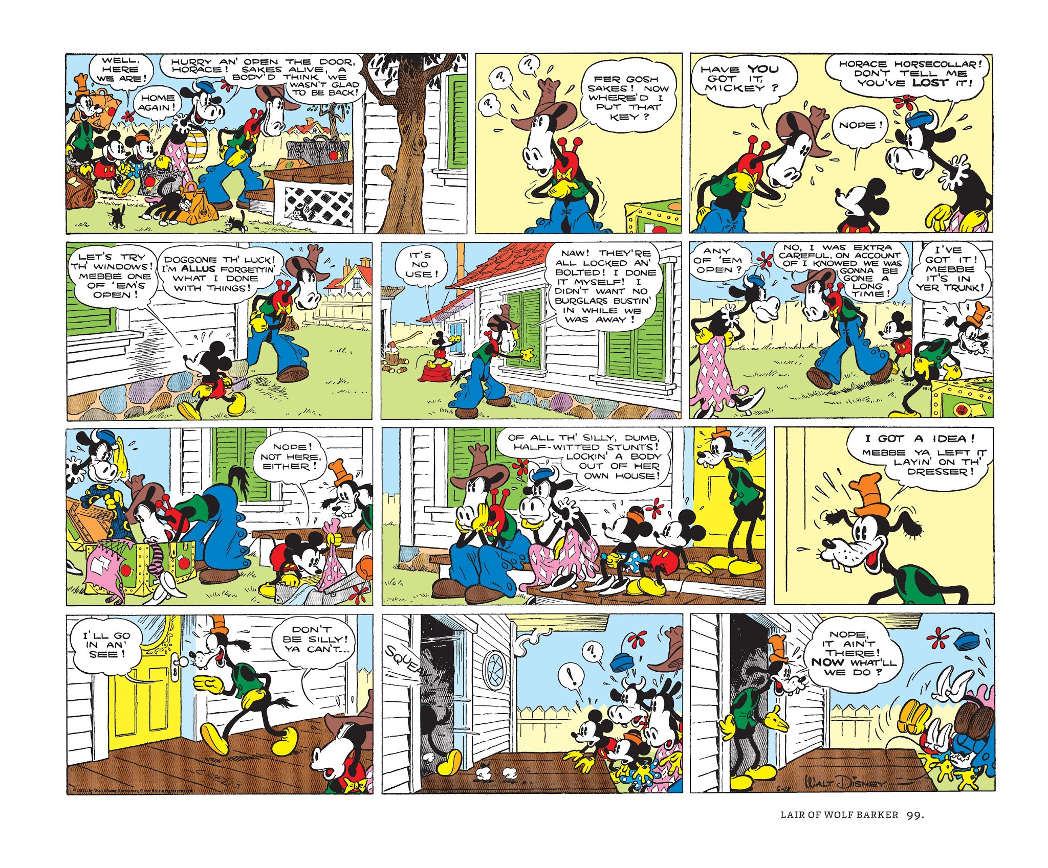 Read online Walt Disney's Mickey Mouse Color Sundays comic -  Issue # TPB 1 (Part 1) - 99