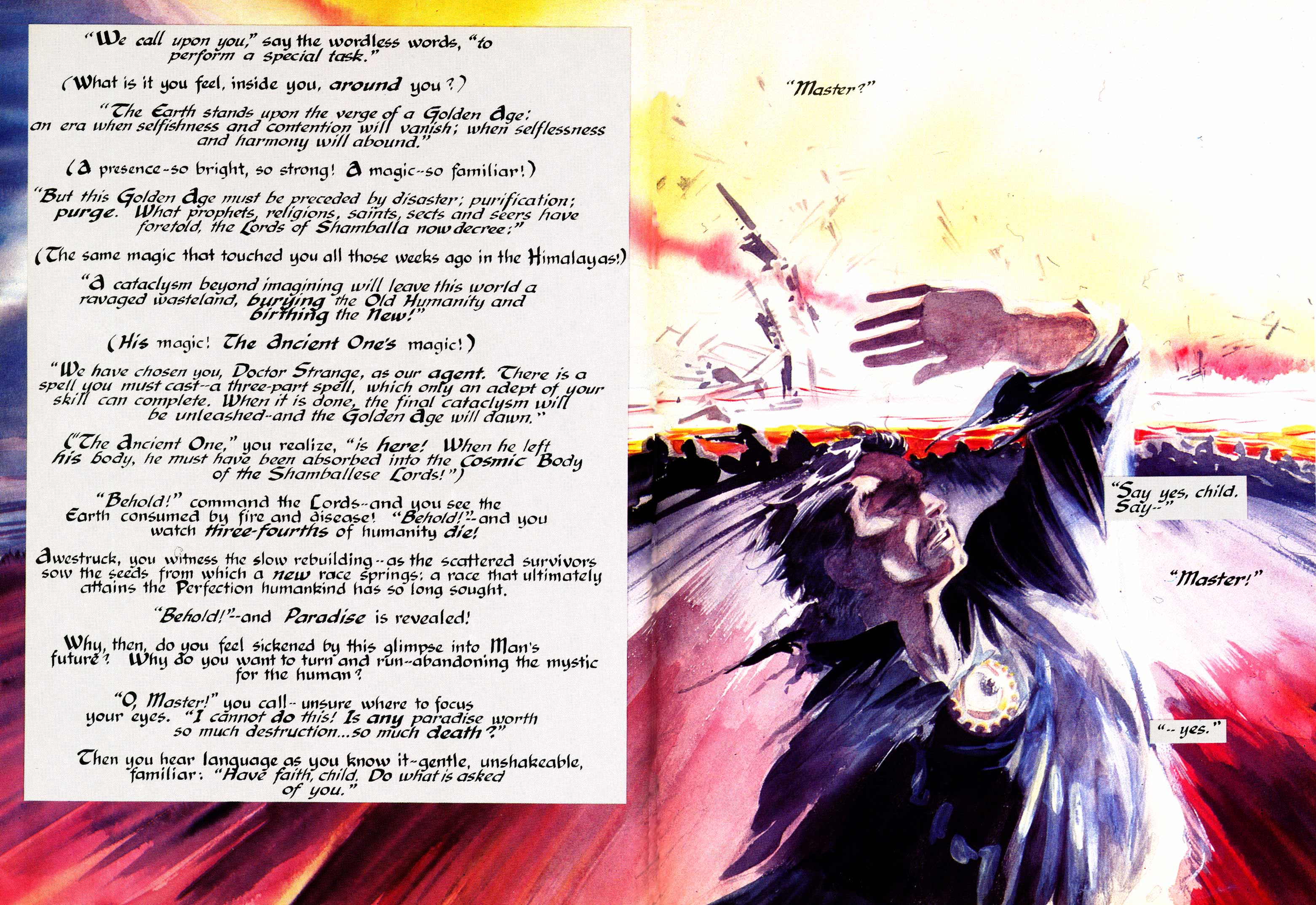 Read online Marvel Graphic Novel comic -  Issue #23 - Dr. Strange Into Shamballa - 24