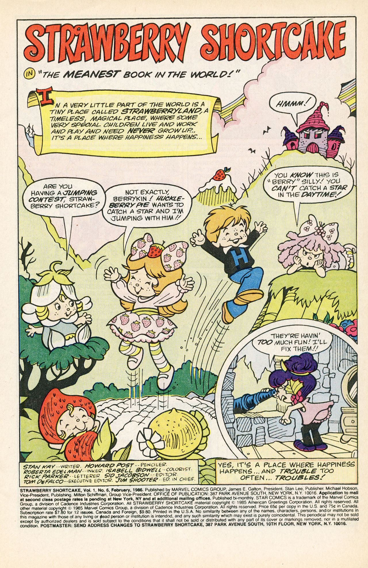 Read online Strawberry Shortcake (1985) comic -  Issue #6 - 3