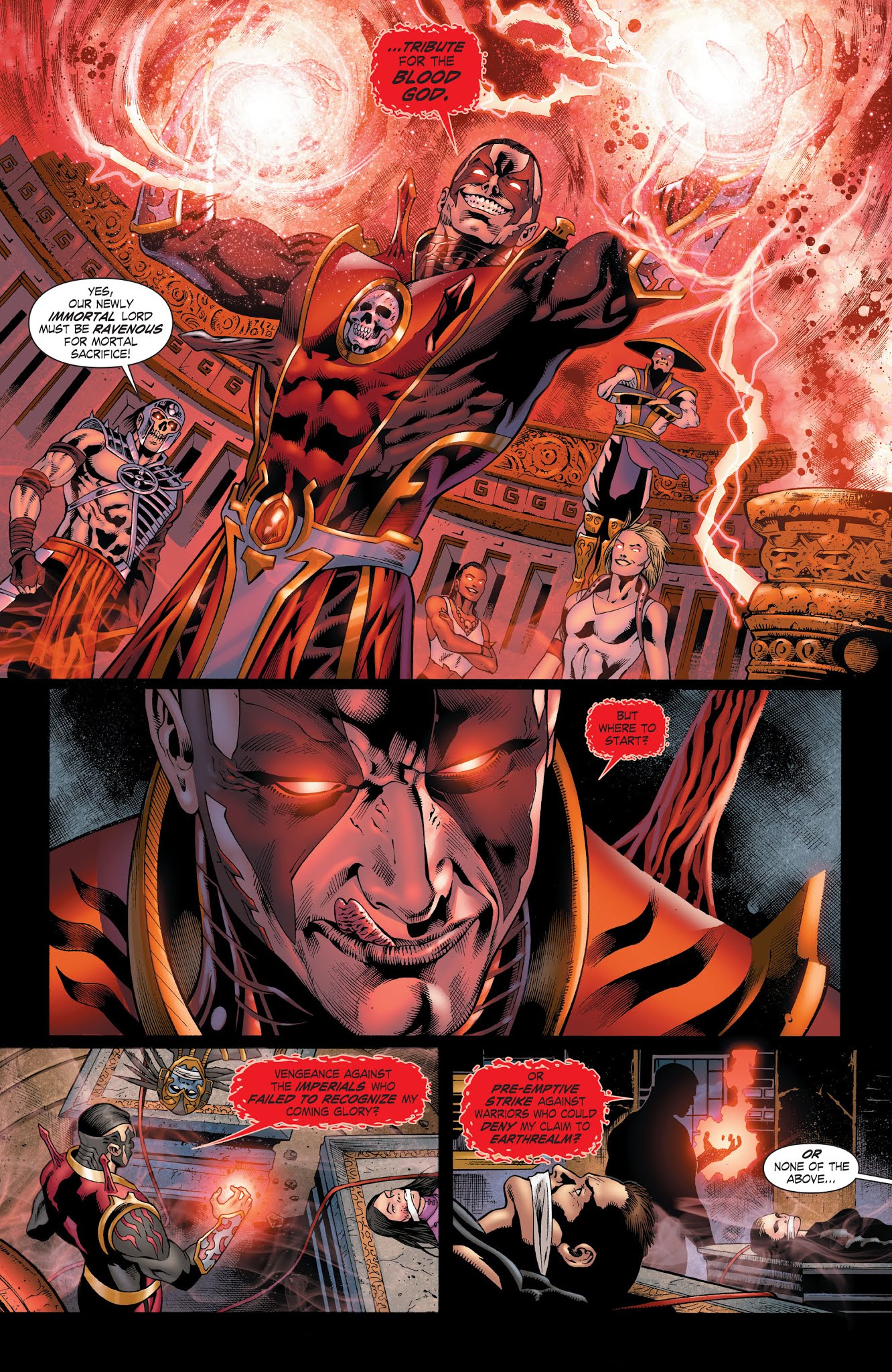 Read online Mortal Kombat X [I] comic -  Issue # _TPB 3 - 48