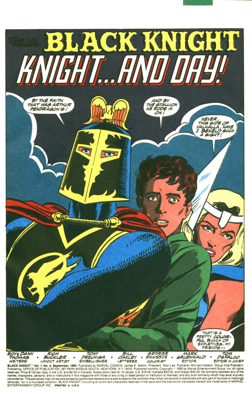 Read online Black Knight (1990) comic -  Issue #4 - 2