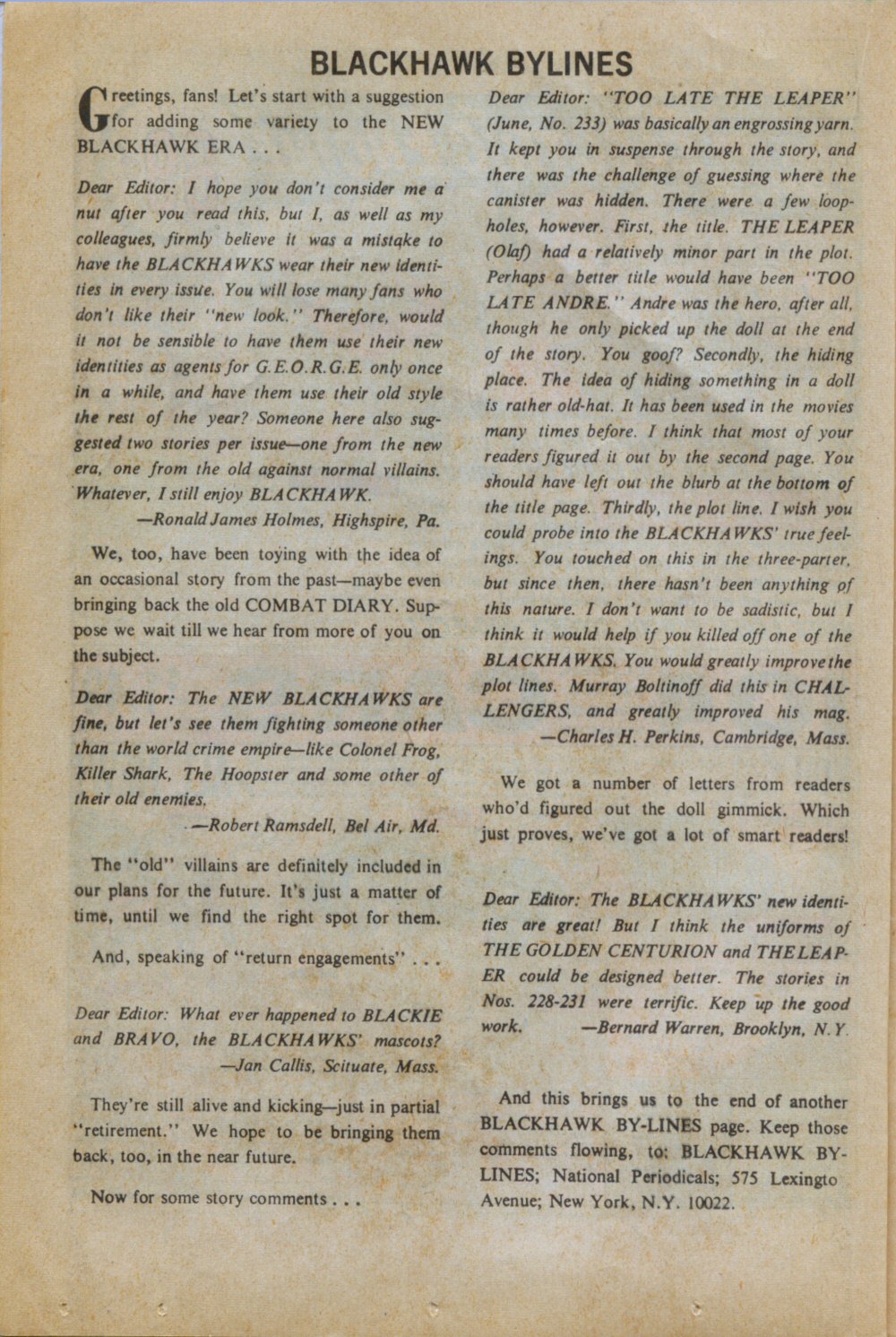 Read online Blackhawk (1957) comic -  Issue #237 - 26