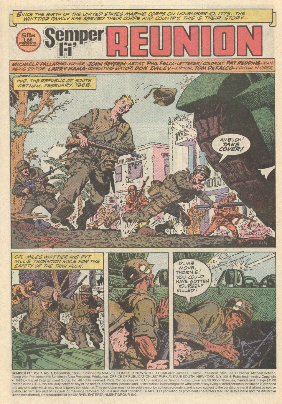Read online Semper Fi comic -  Issue #1 - 2