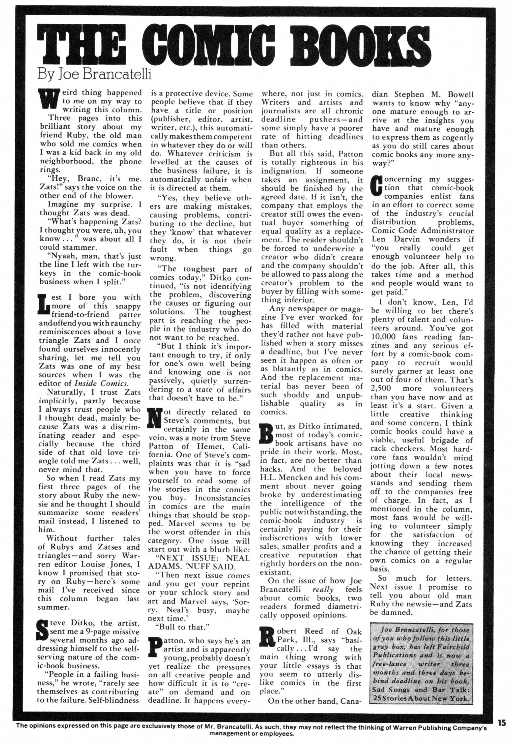 Read online Vampirella (1969) comic -  Issue #59 - 15