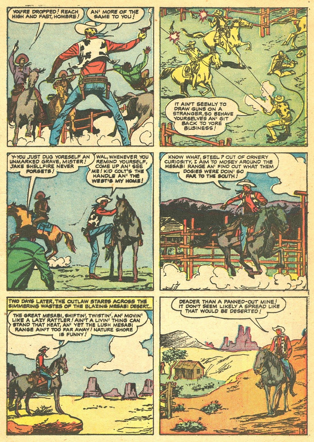 Read online Two Gun Western (1950) comic -  Issue #12 - 5