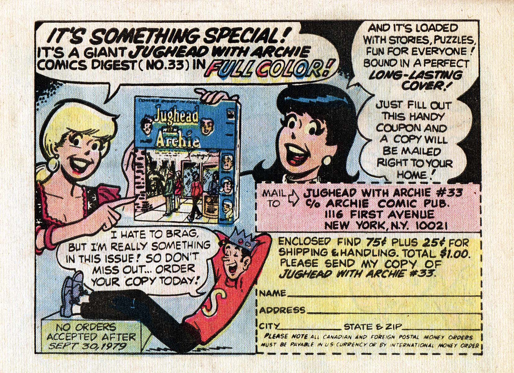 Read online Jughead Jones Comics Digest comic -  Issue #9 - 129
