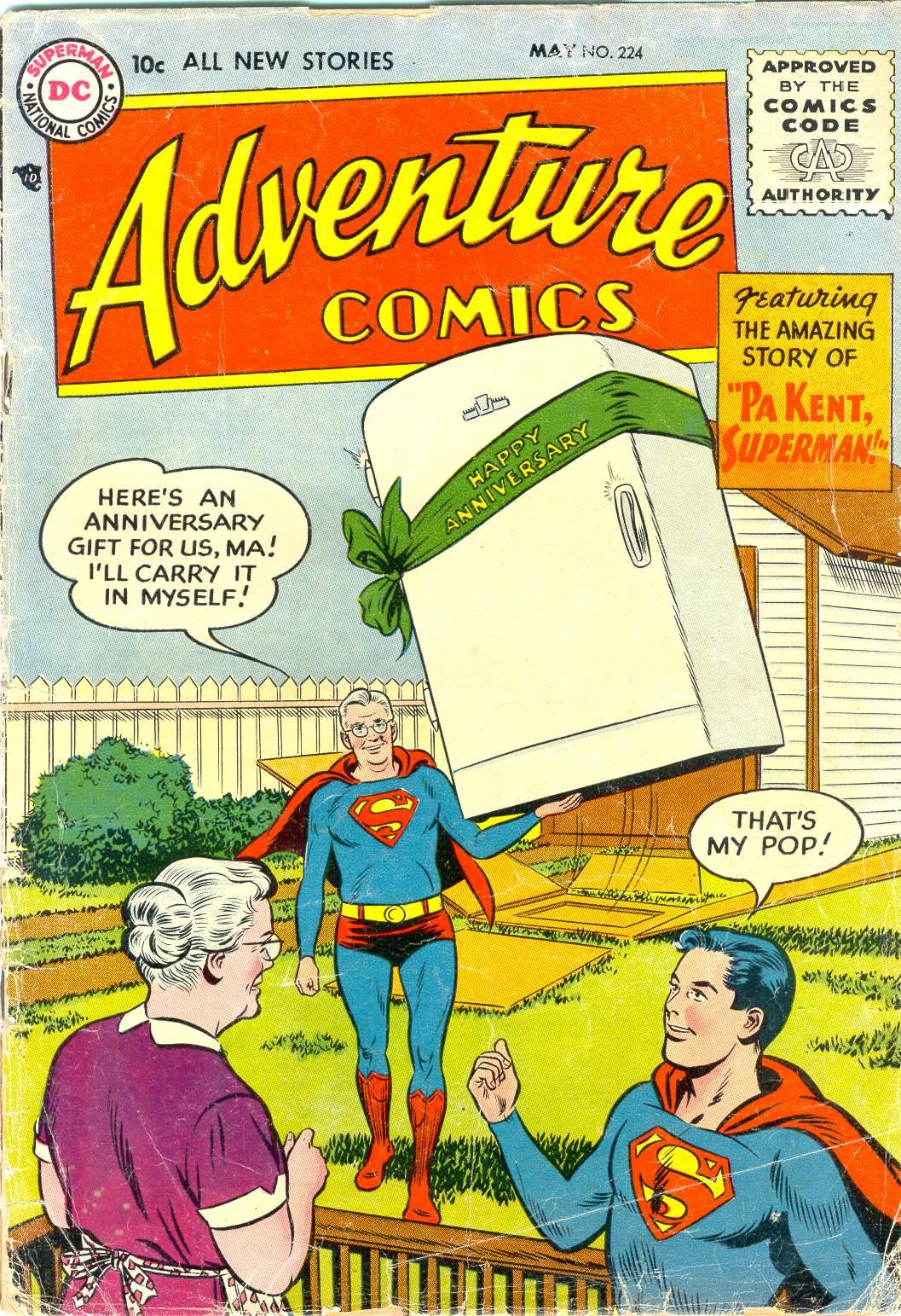 Read online Adventure Comics (1938) comic -  Issue #224 - 1