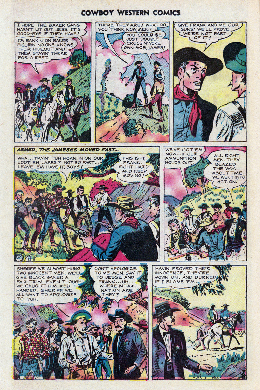 Read online Cowboy Western Comics (1948) comic -  Issue #23 - 10