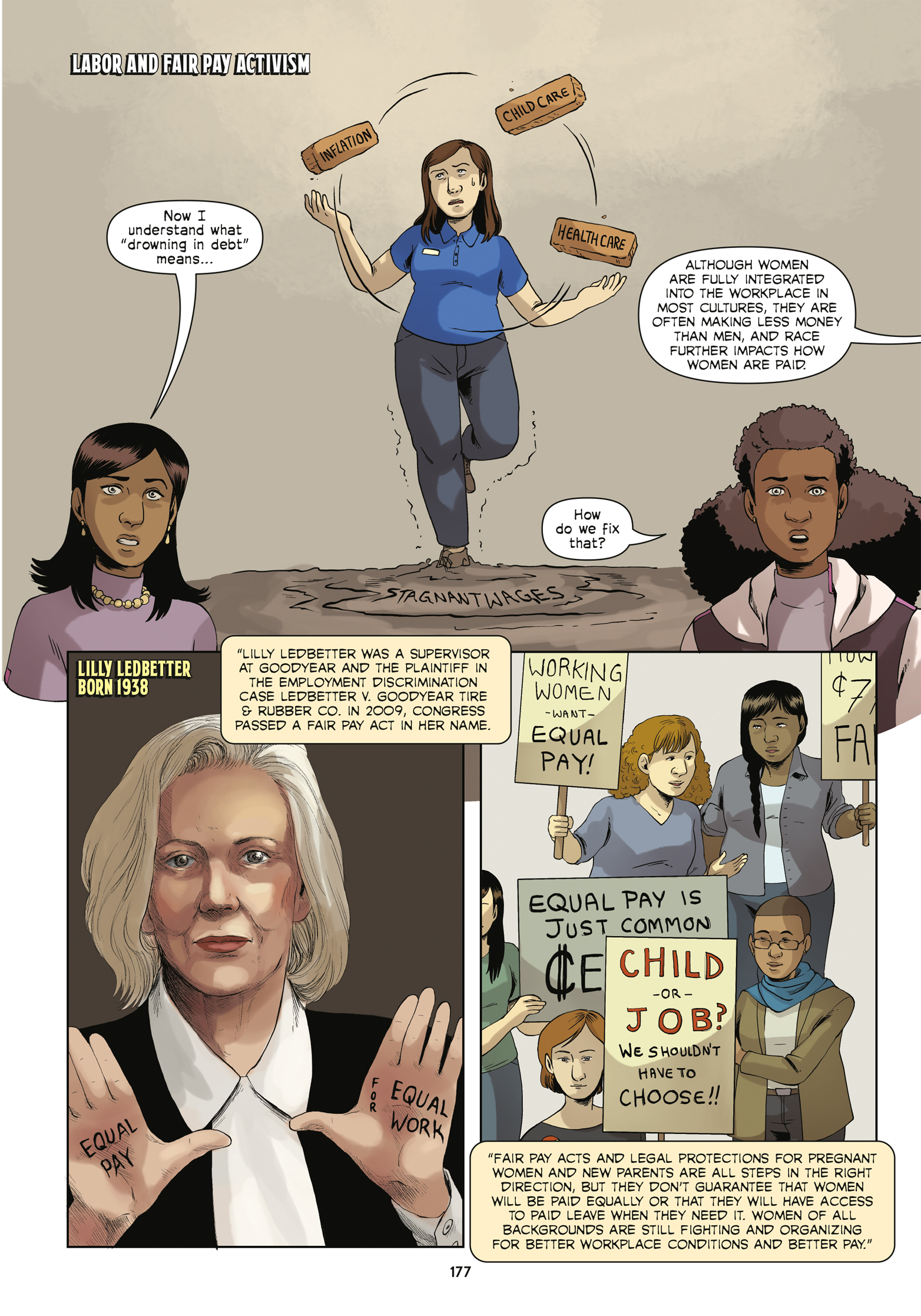 Read online Amazons, Abolitionists, and Activists: A Graphic History of Women's Fight for Their Rights comic -  Issue # TPB (Part 2) - 56