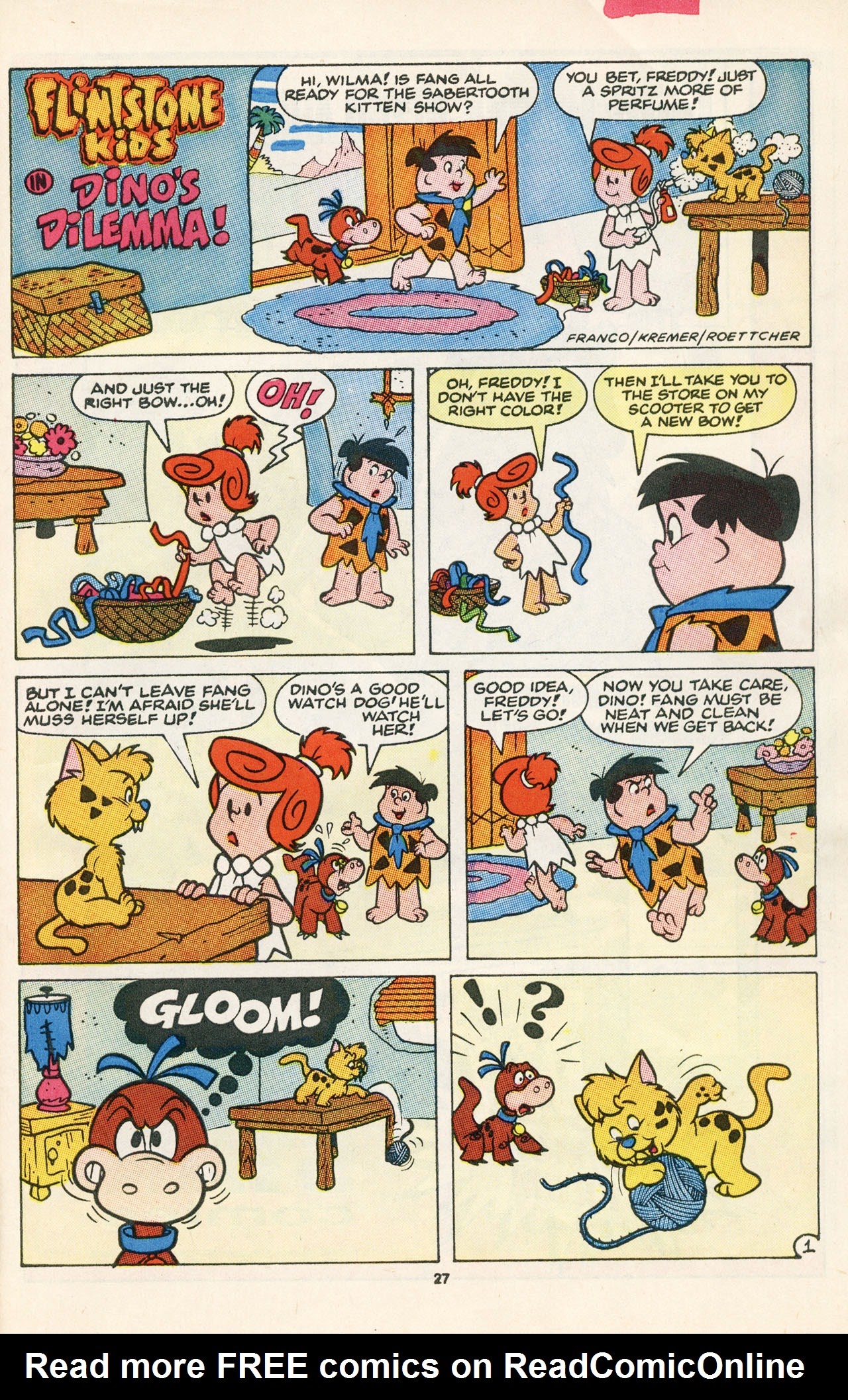 Read online The Flintstone Kids comic -  Issue #8 - 29