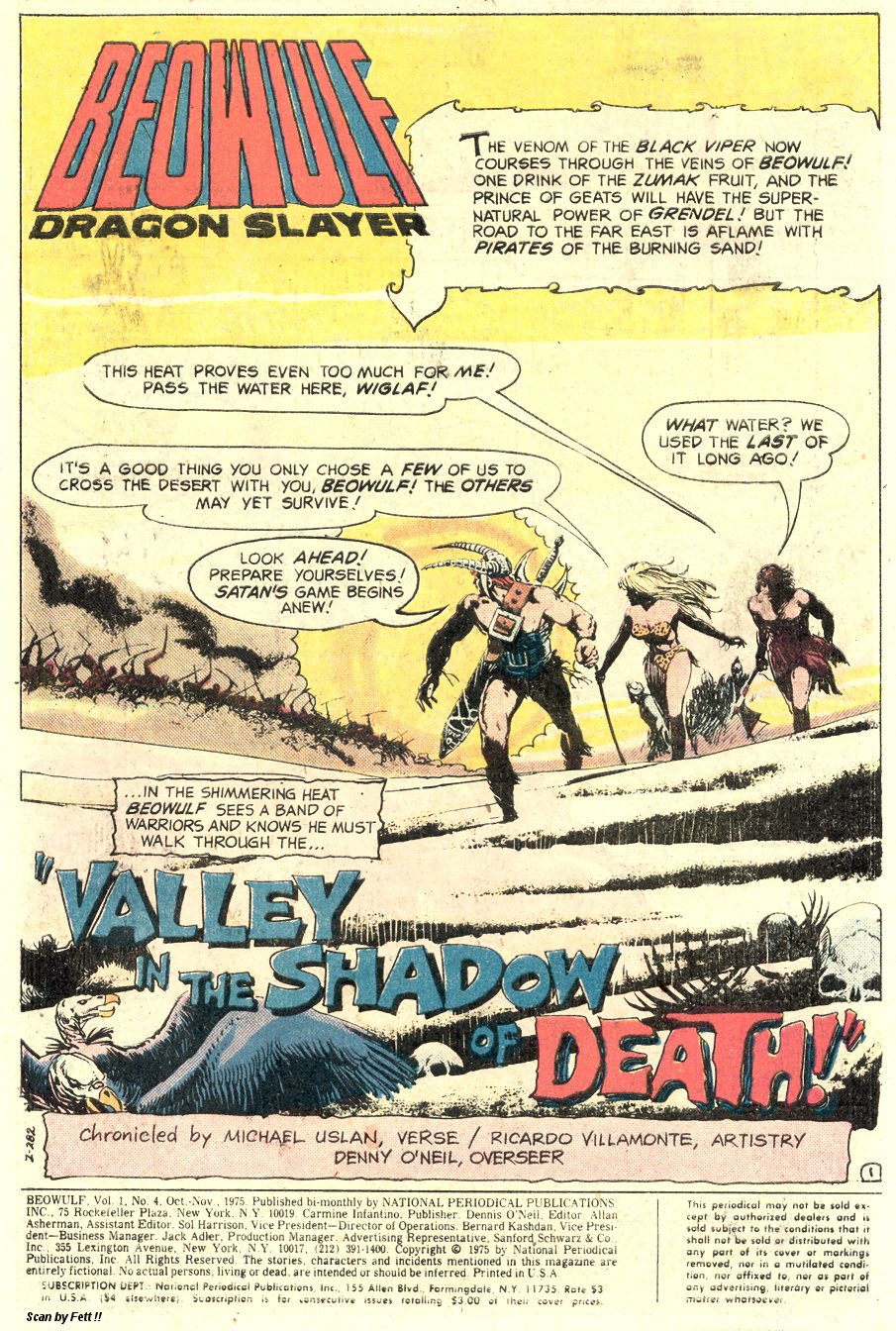 Read online Beowulf (1975) comic -  Issue #4 - 2