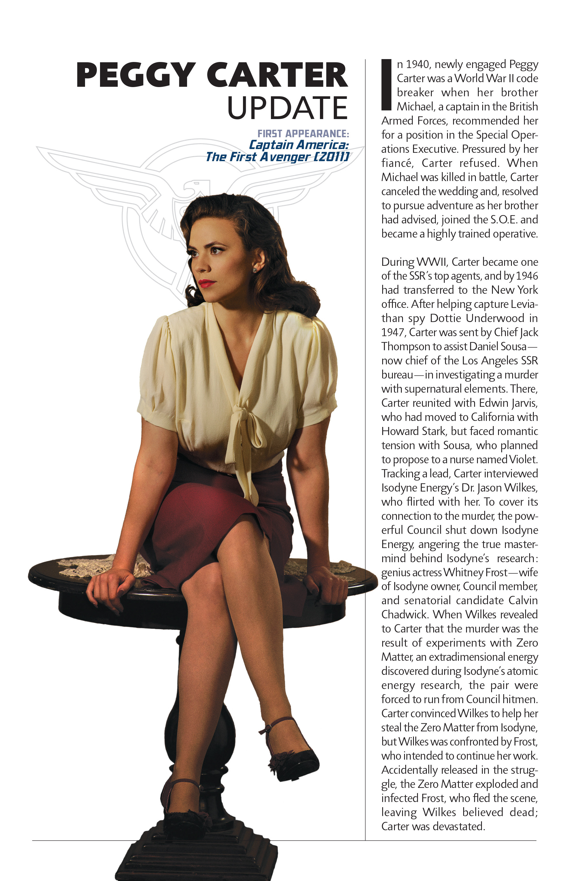 Read online Guidebook to the Marvel Cinematic Universe - Marvel's Agent Carter Season Two comic -  Issue # Full - 3