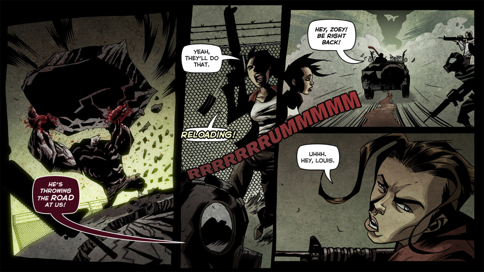 Read online Left 4 Dead: The Sacrifice comic -  Issue #3 - 35