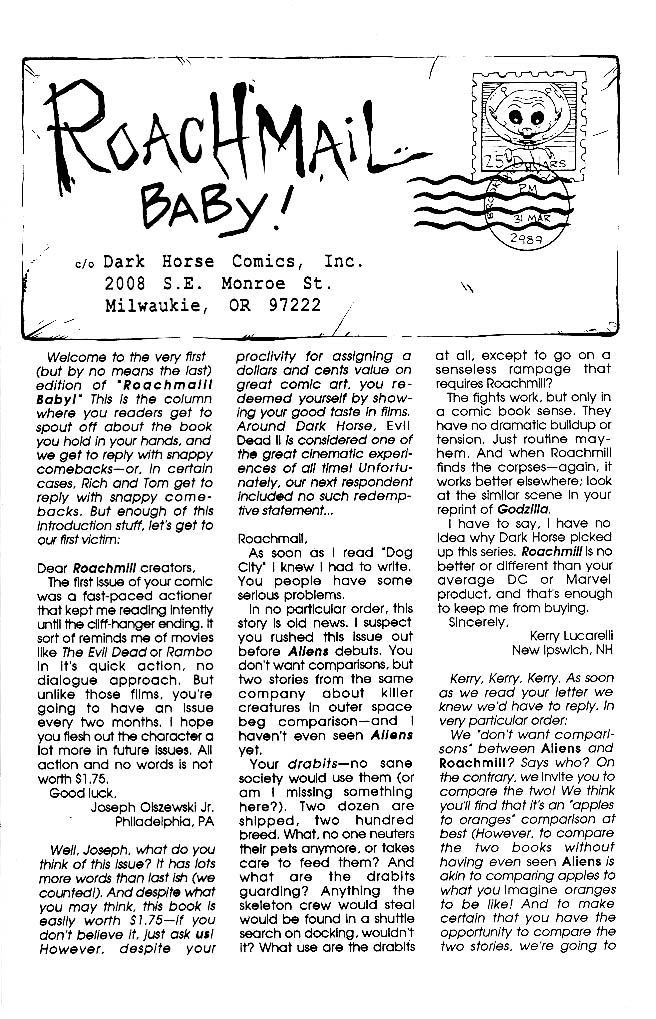 Read online Roachmill comic -  Issue #2 - 27