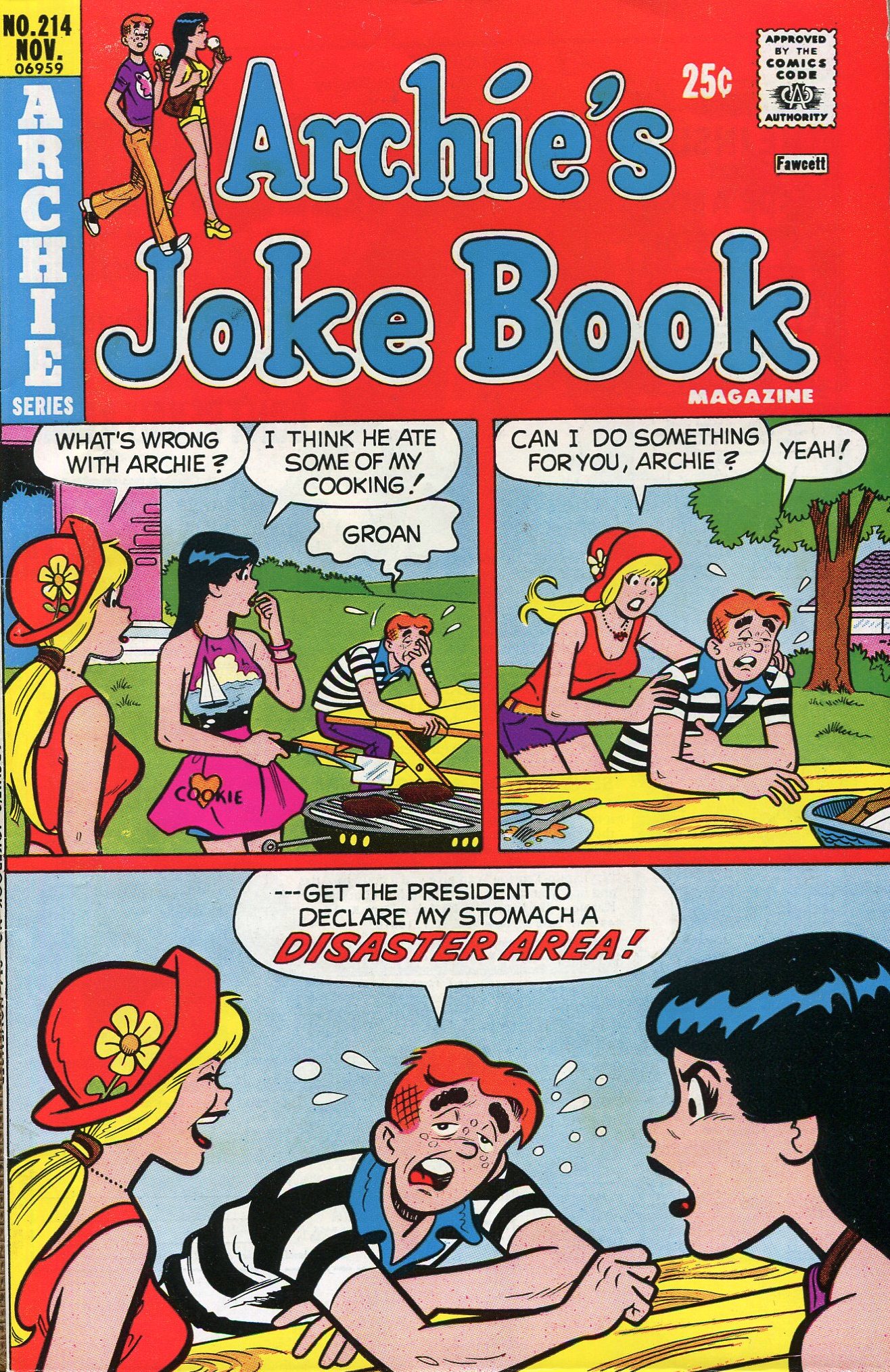 Read online Archie's Joke Book Magazine comic -  Issue #214 - 1