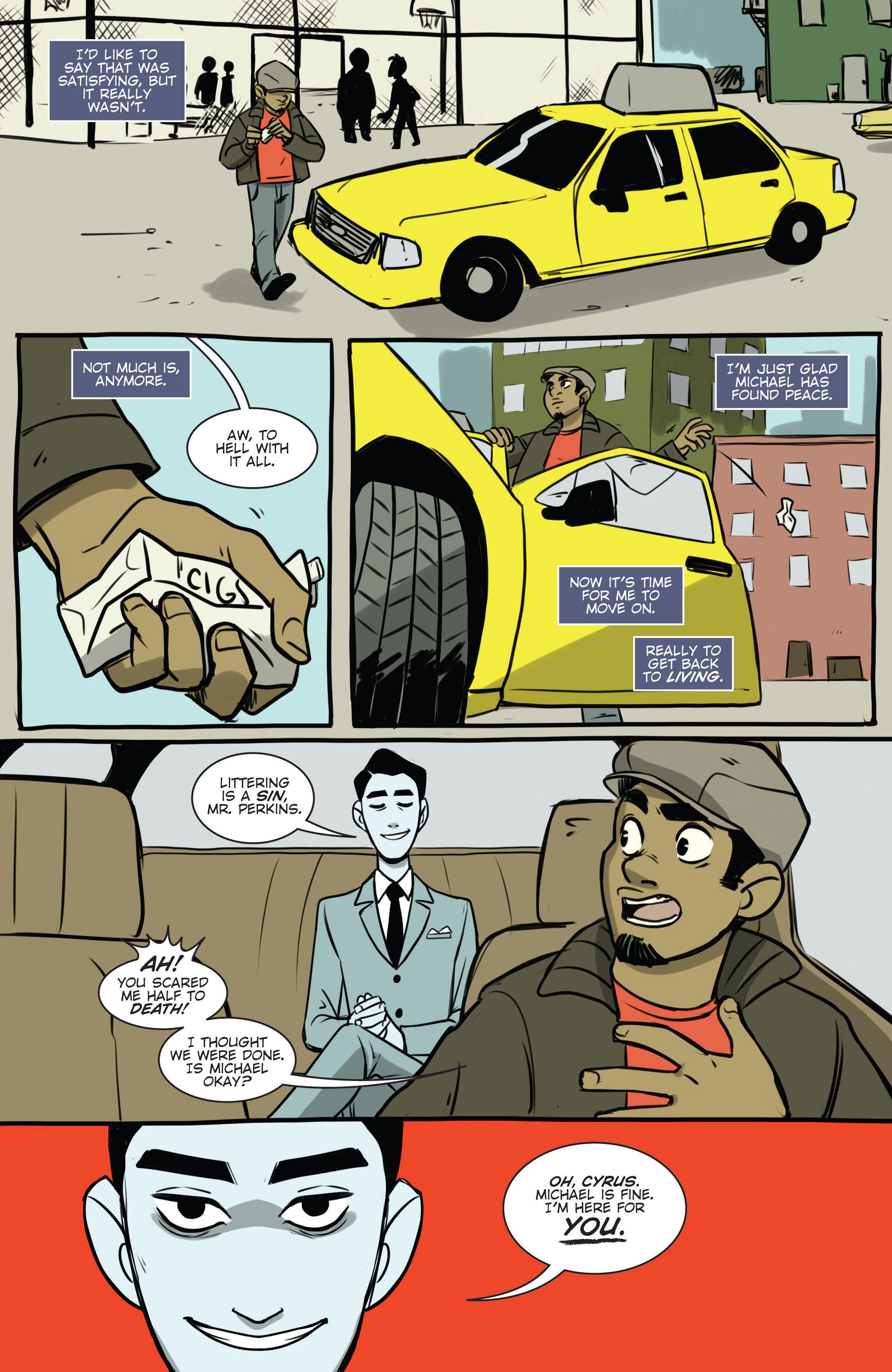 Read online Cyrus Perkins and the Haunted Taxicab comic -  Issue # TPB - 121