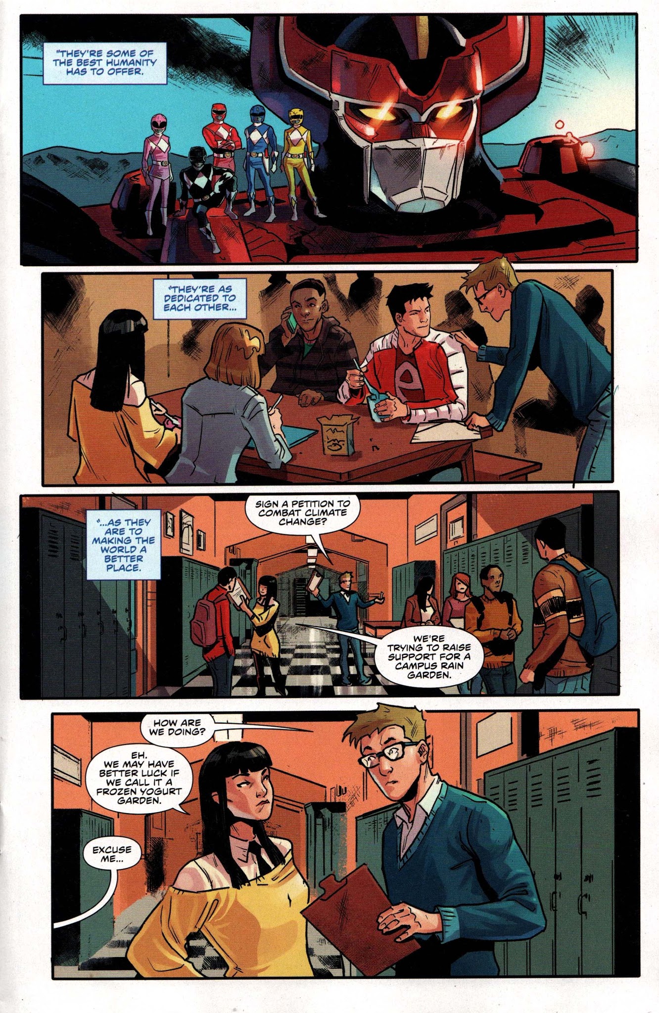 Read online Free Comic Book Day 2018 comic -  Issue # Mighty Morphin Power Rangers - 14