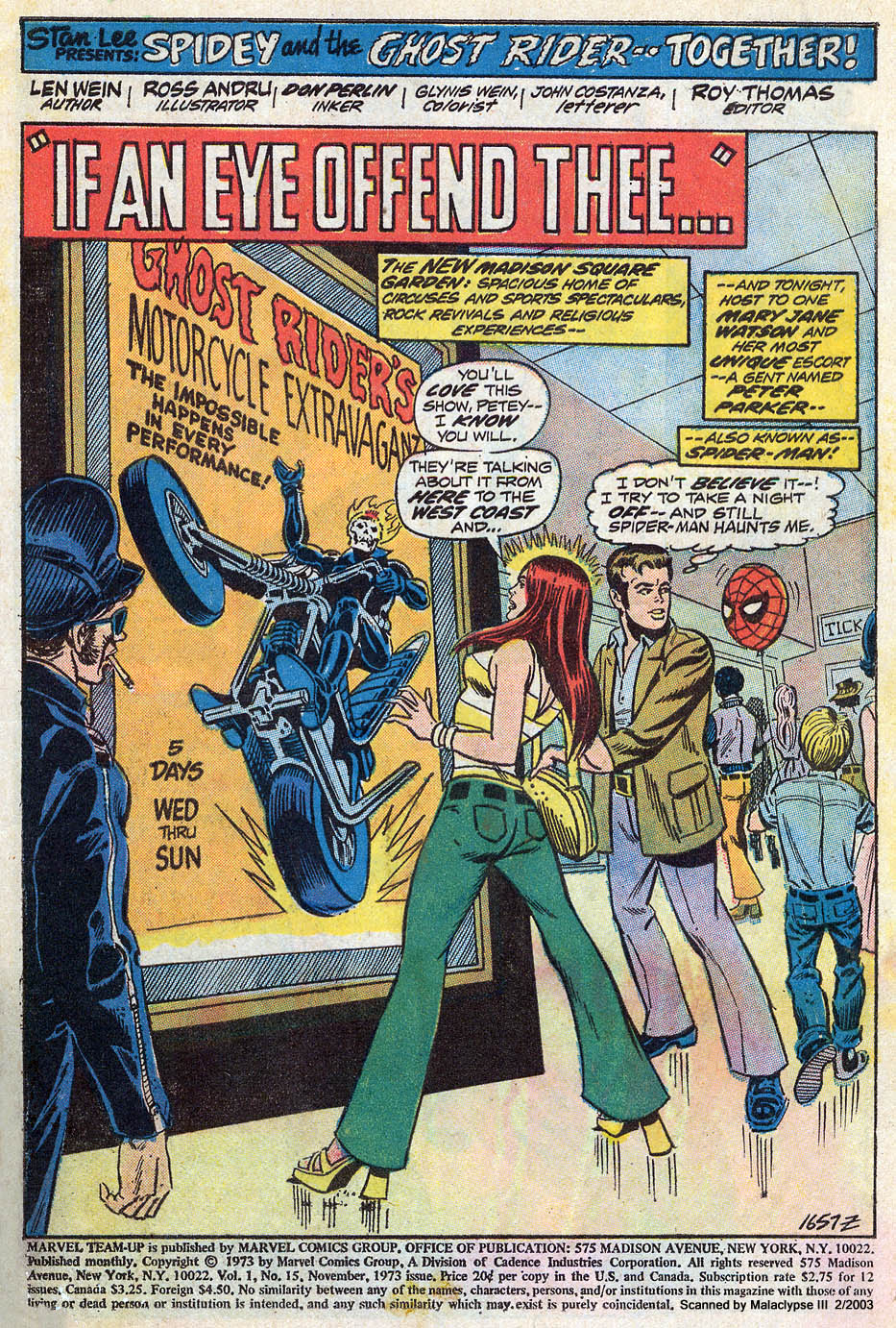 Read online Marvel Team-Up (1972) comic -  Issue #15 - 2