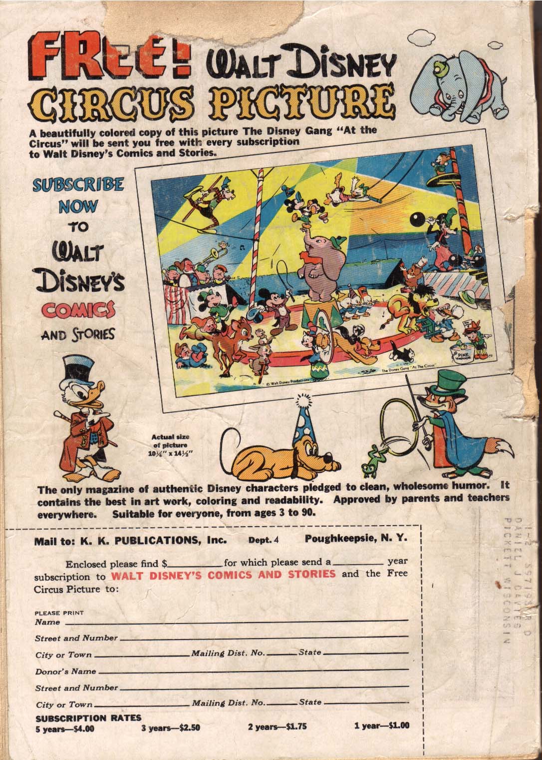 Read online Walt Disney's Comics and Stories comic -  Issue #127 - 52
