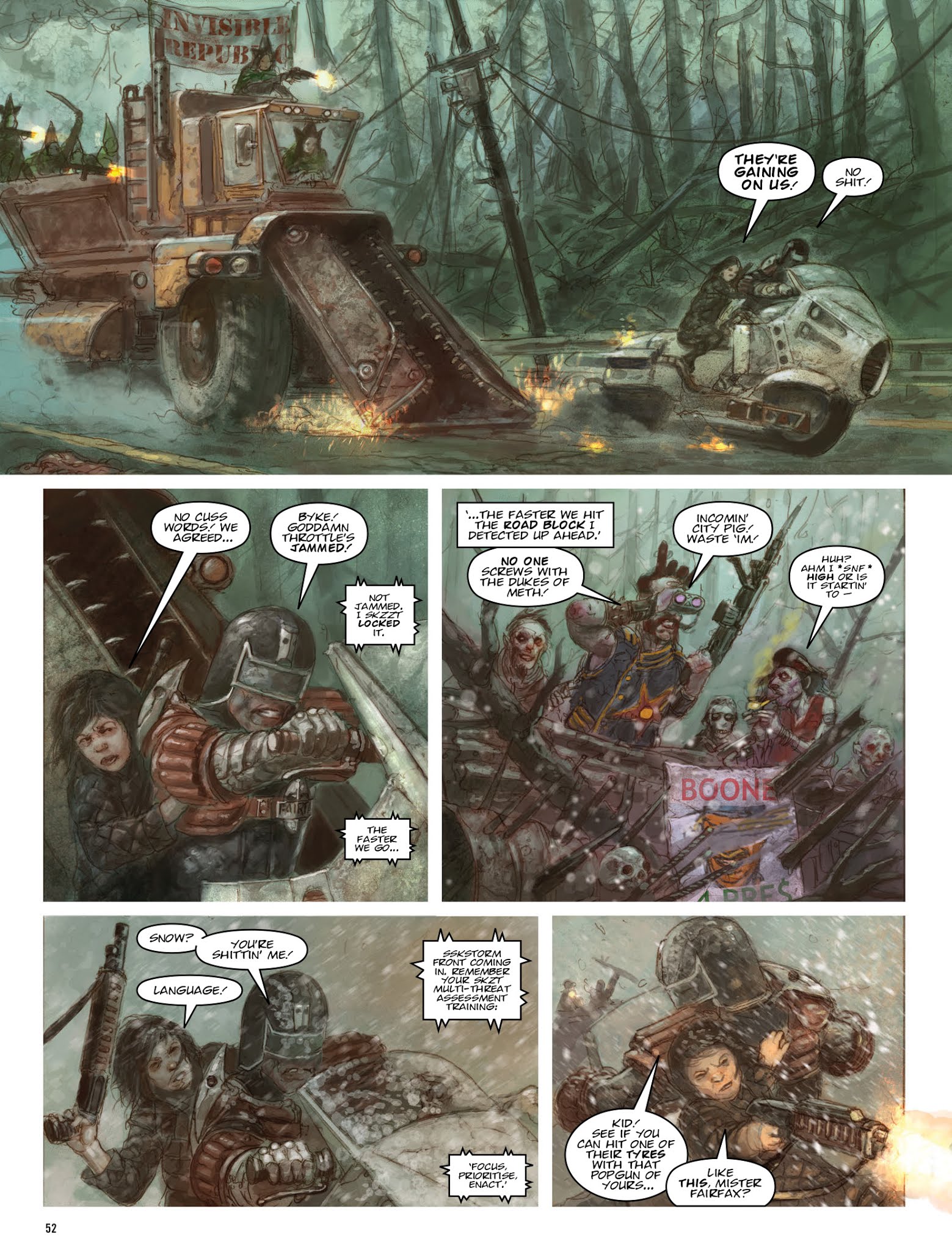Read online The Dark Judges: The Fall of Deadworld comic -  Issue # TPB - 53