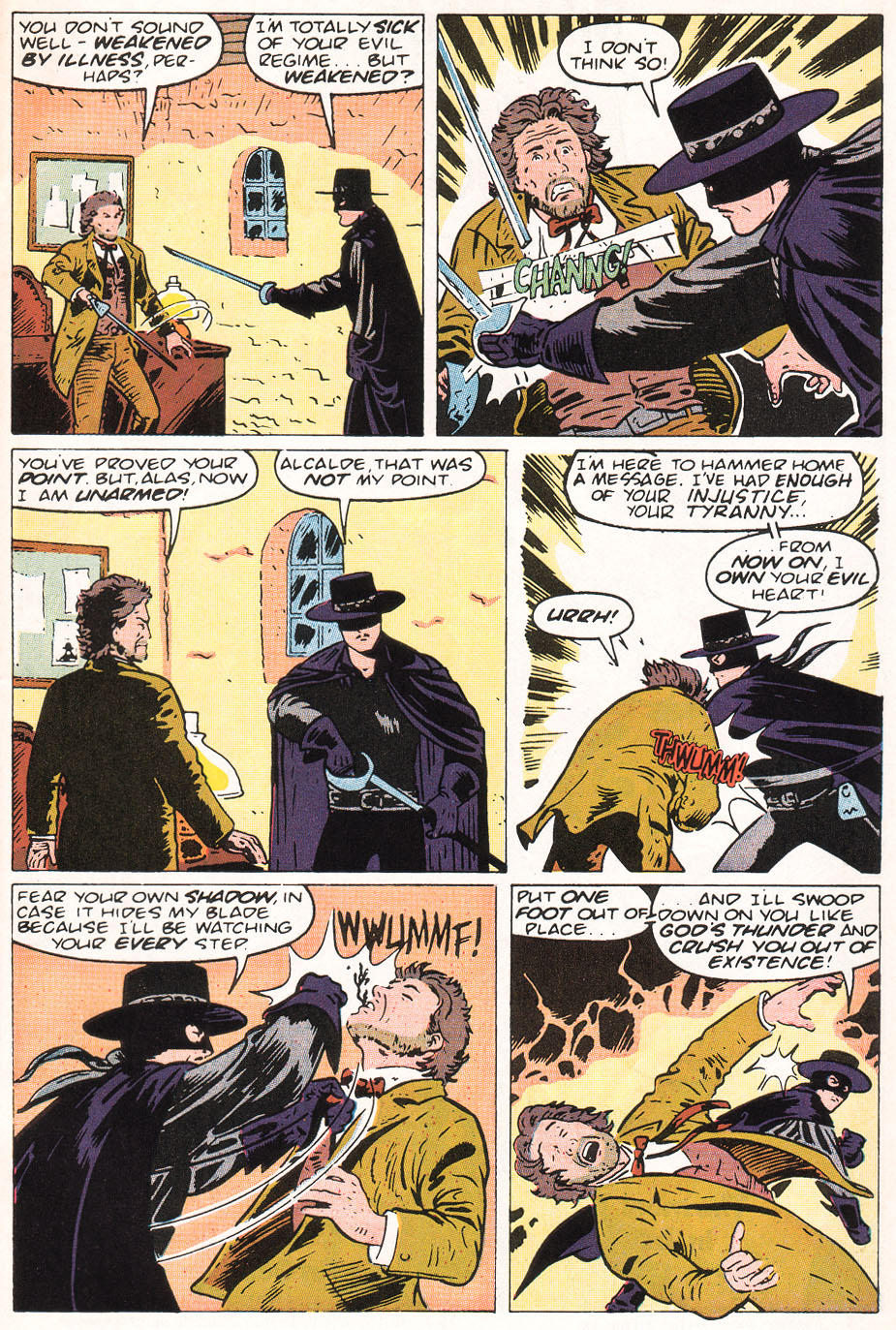 Read online Zorro (1990) comic -  Issue #12 - 29