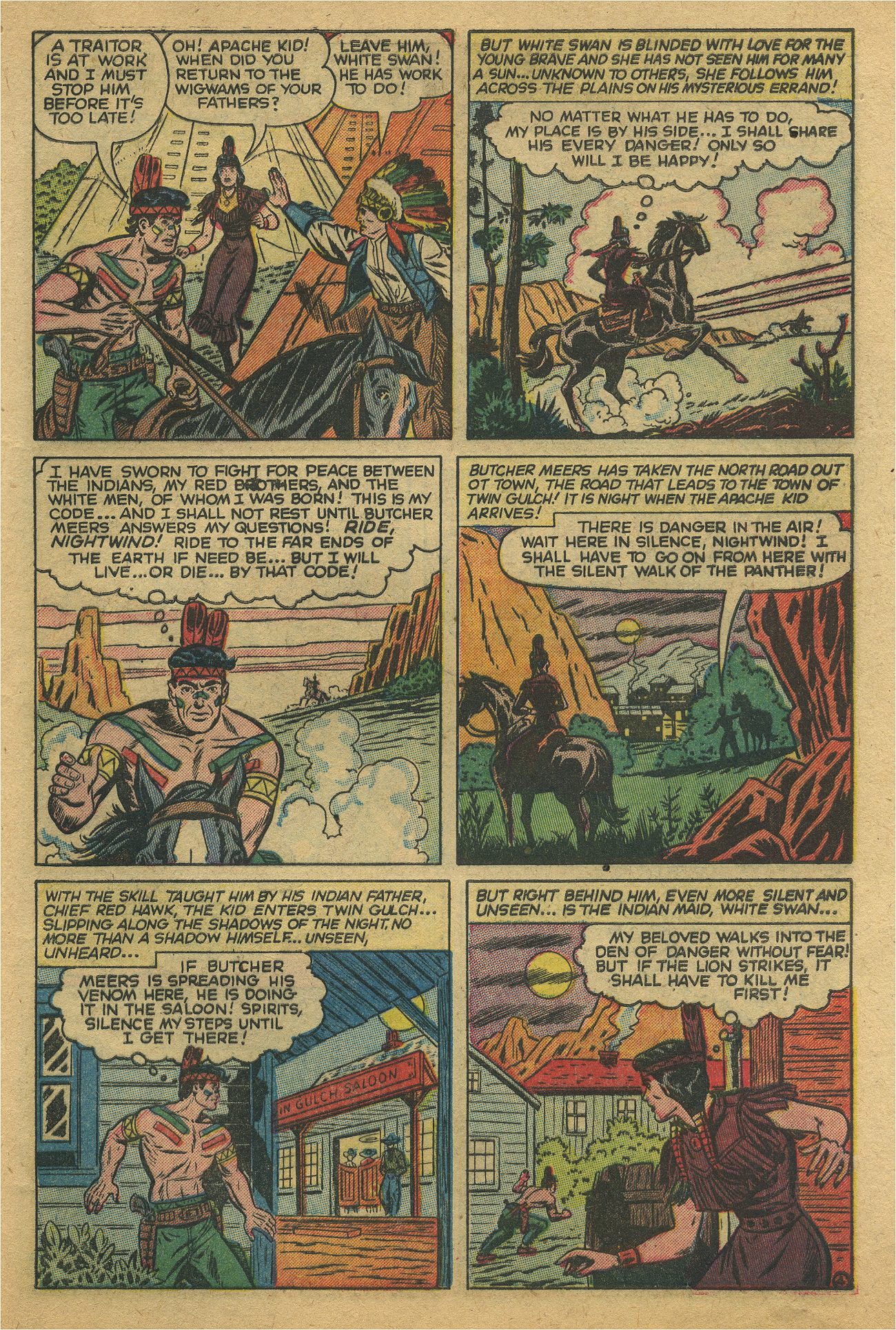 Read online Apache Kid comic -  Issue #7 - 29