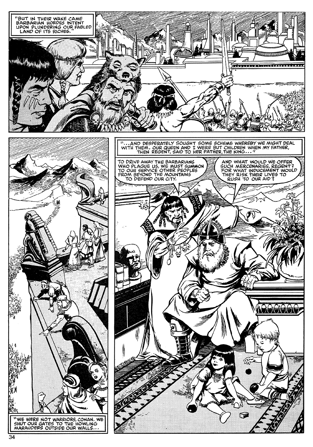 Read online The Savage Sword Of Conan comic -  Issue #110 - 33