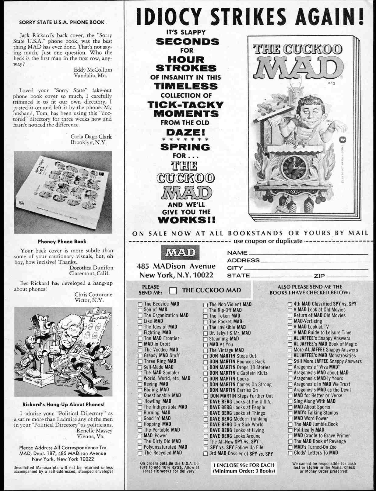 Read online MAD comic -  Issue #187 - 5