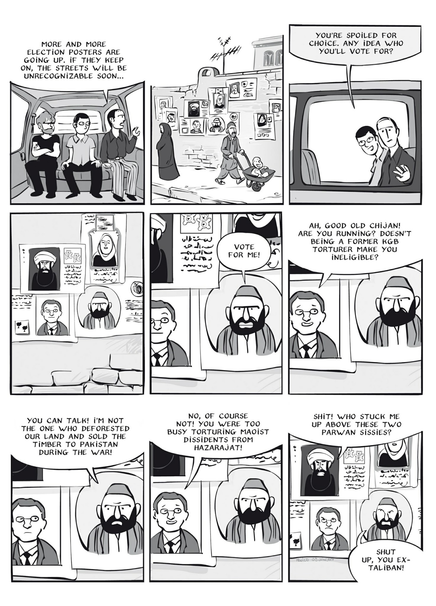 Read online Kabul Disco: How I Managed Not to be Abducted in Afghanistan comic -  Issue # TPB - 116