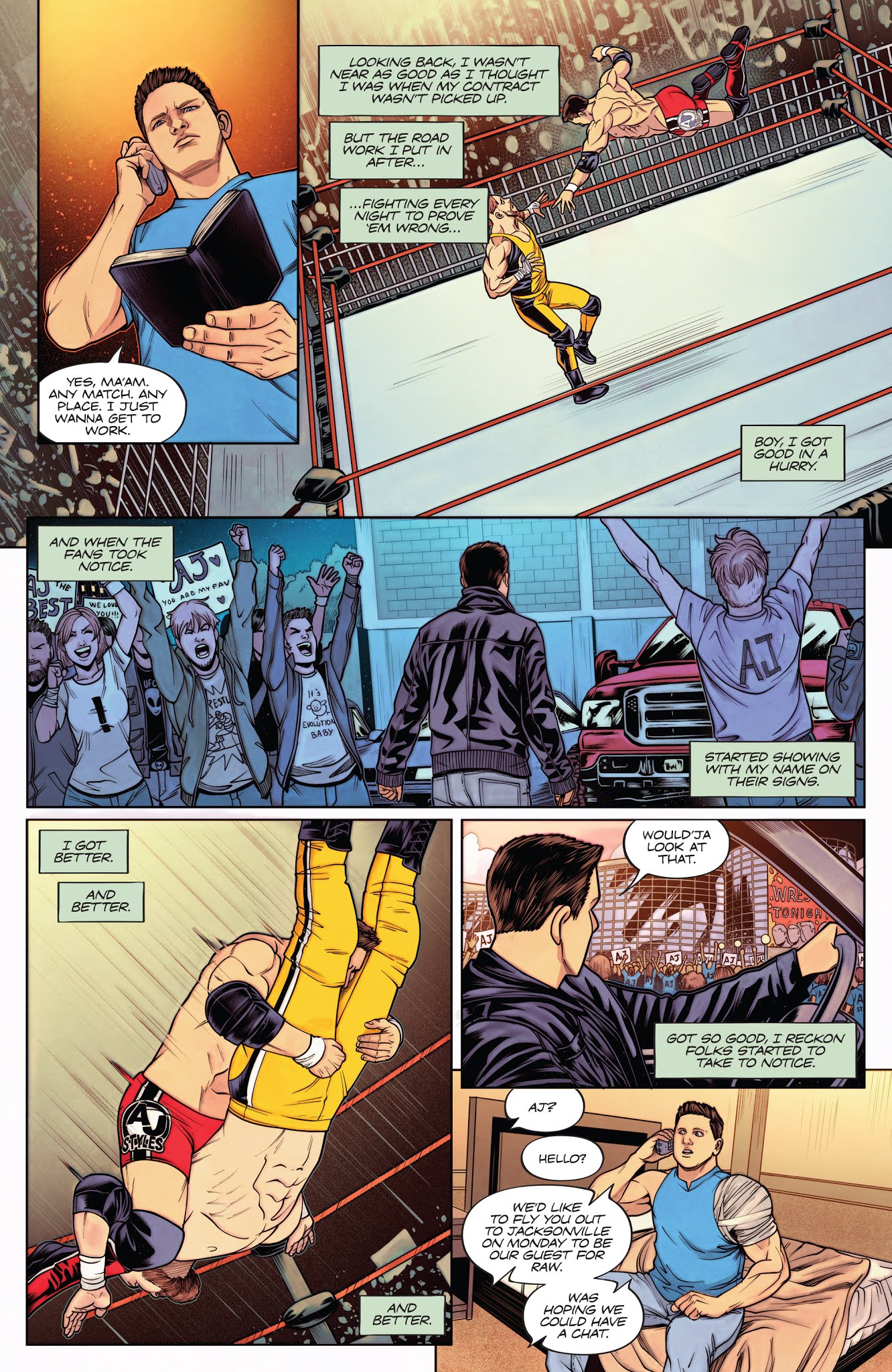 Read online WWE comic -  Issue #21 - 12