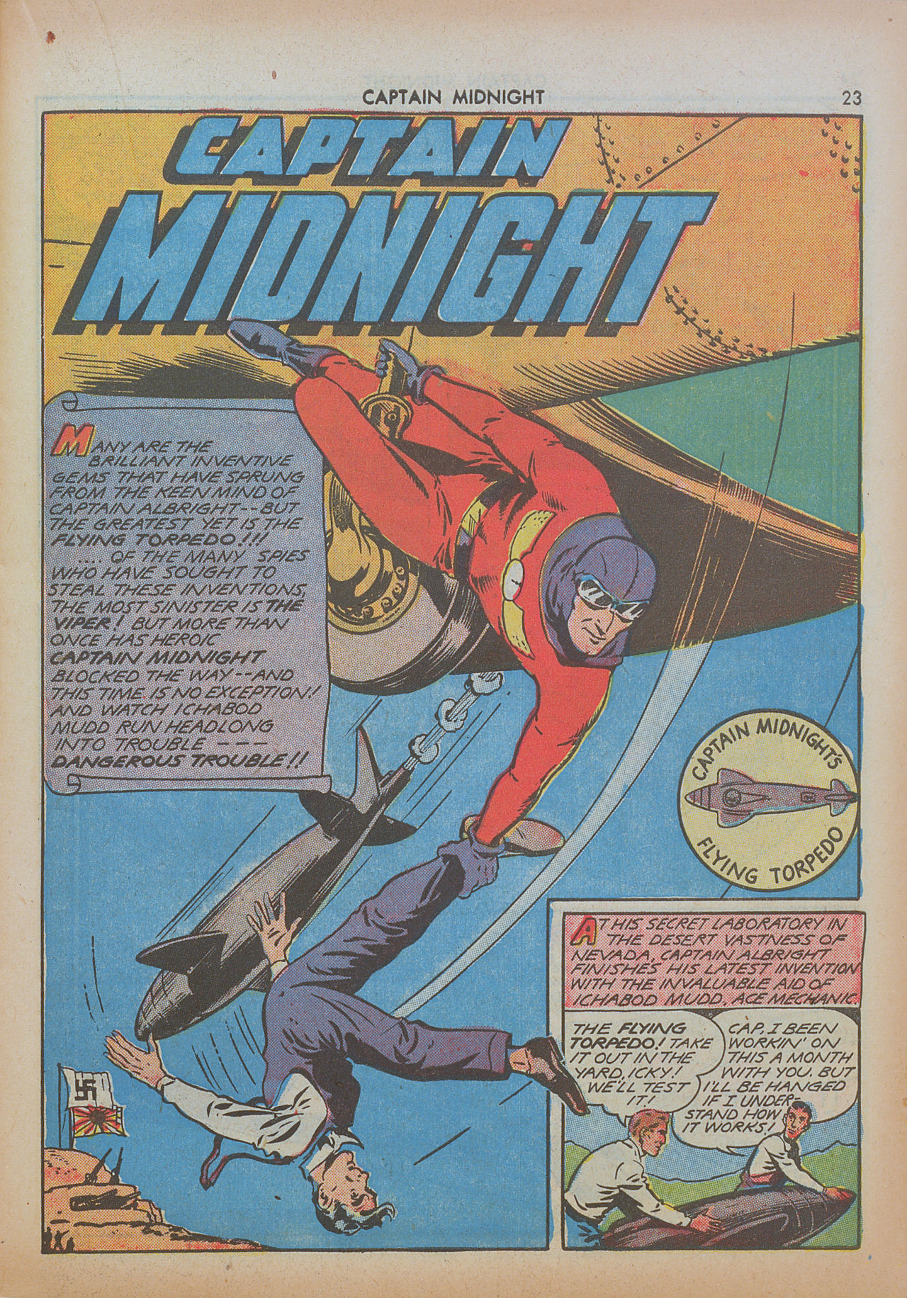 Read online Captain Midnight (1942) comic -  Issue #8 - 23