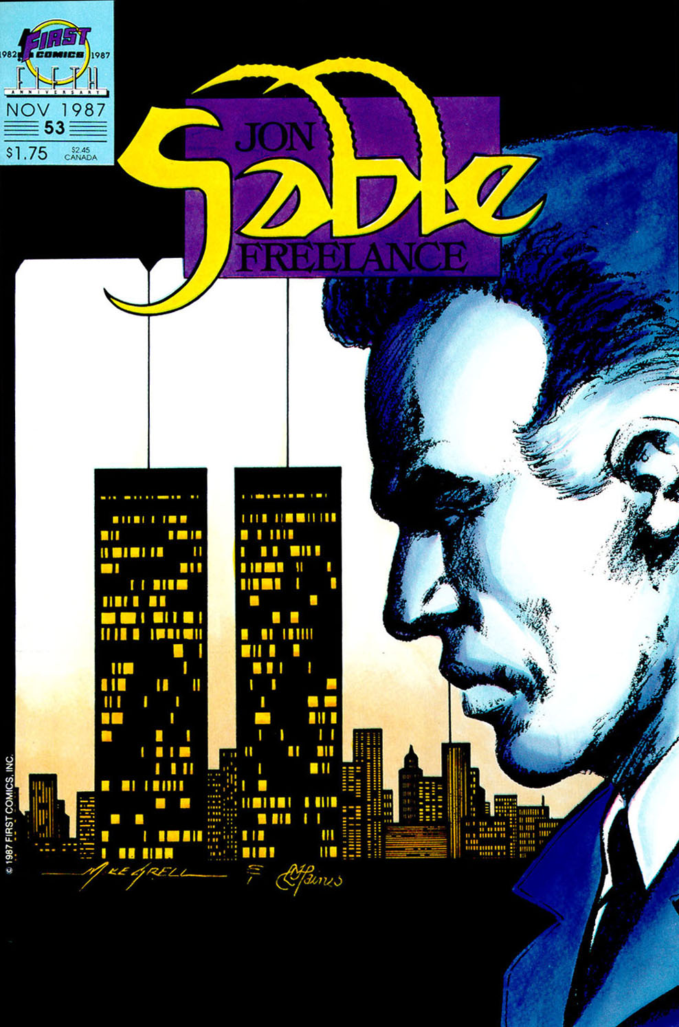 Read online Jon Sable, Freelance comic -  Issue #53 - 1