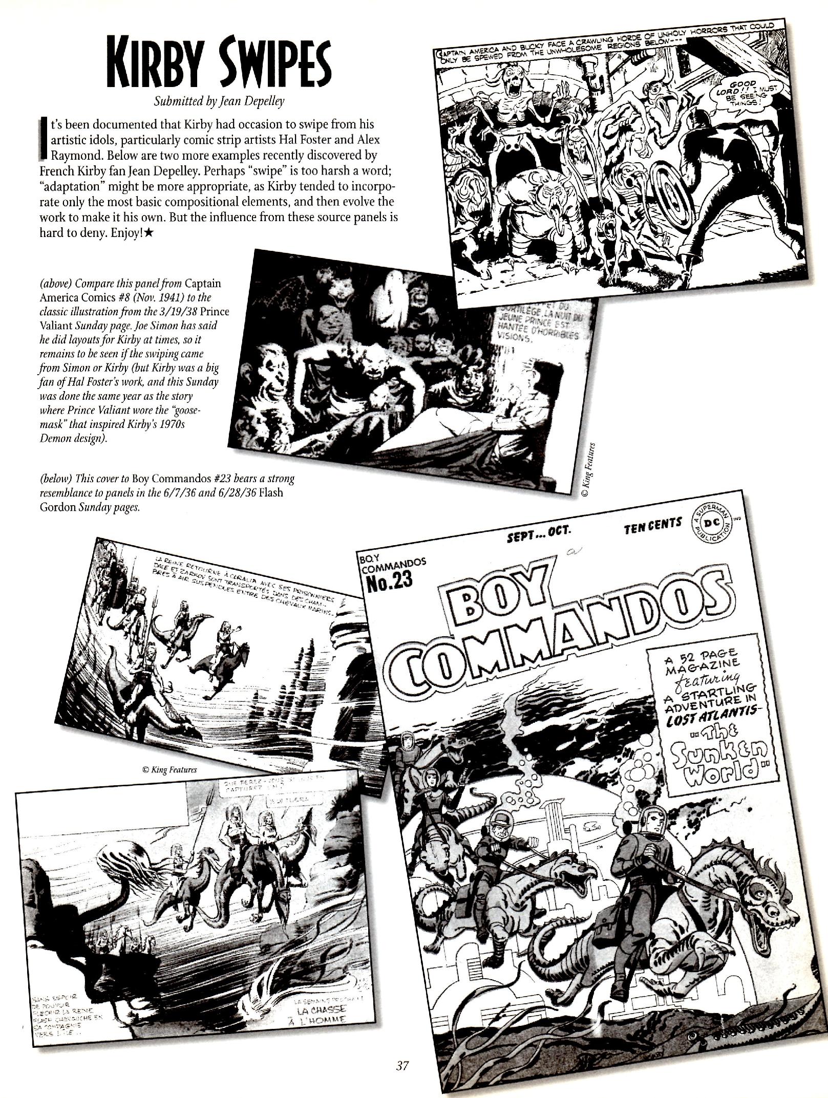 Read online The Jack Kirby Collector comic -  Issue #28 - 36