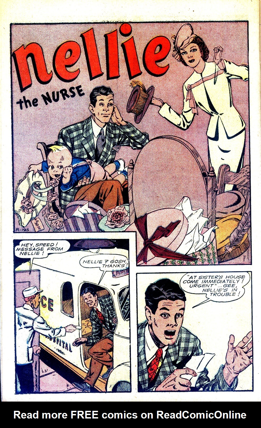 Read online Nellie The Nurse (1945) comic -  Issue #2 - 10