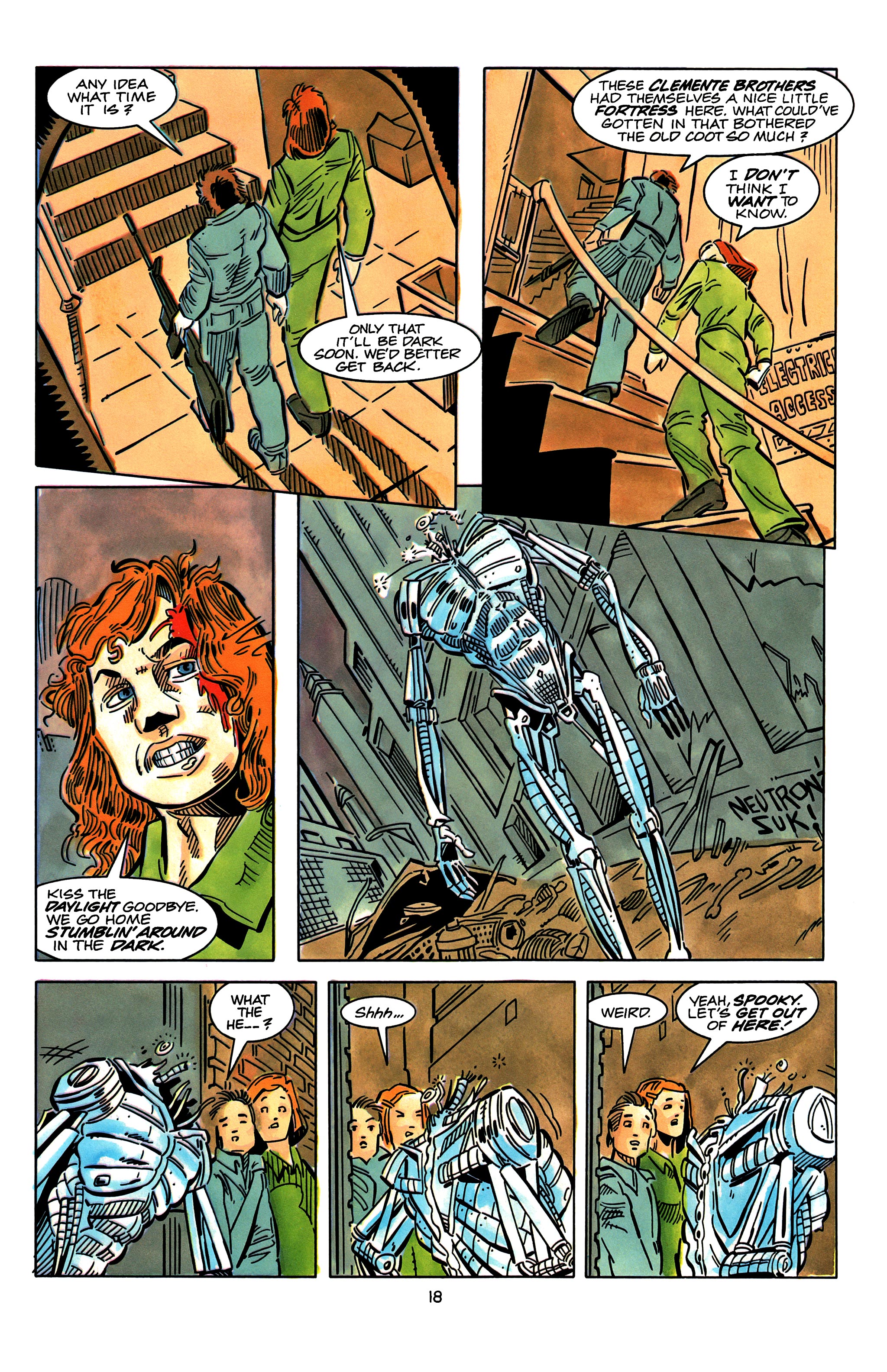Read online The Terminator (1988) comic -  Issue #7 - 22